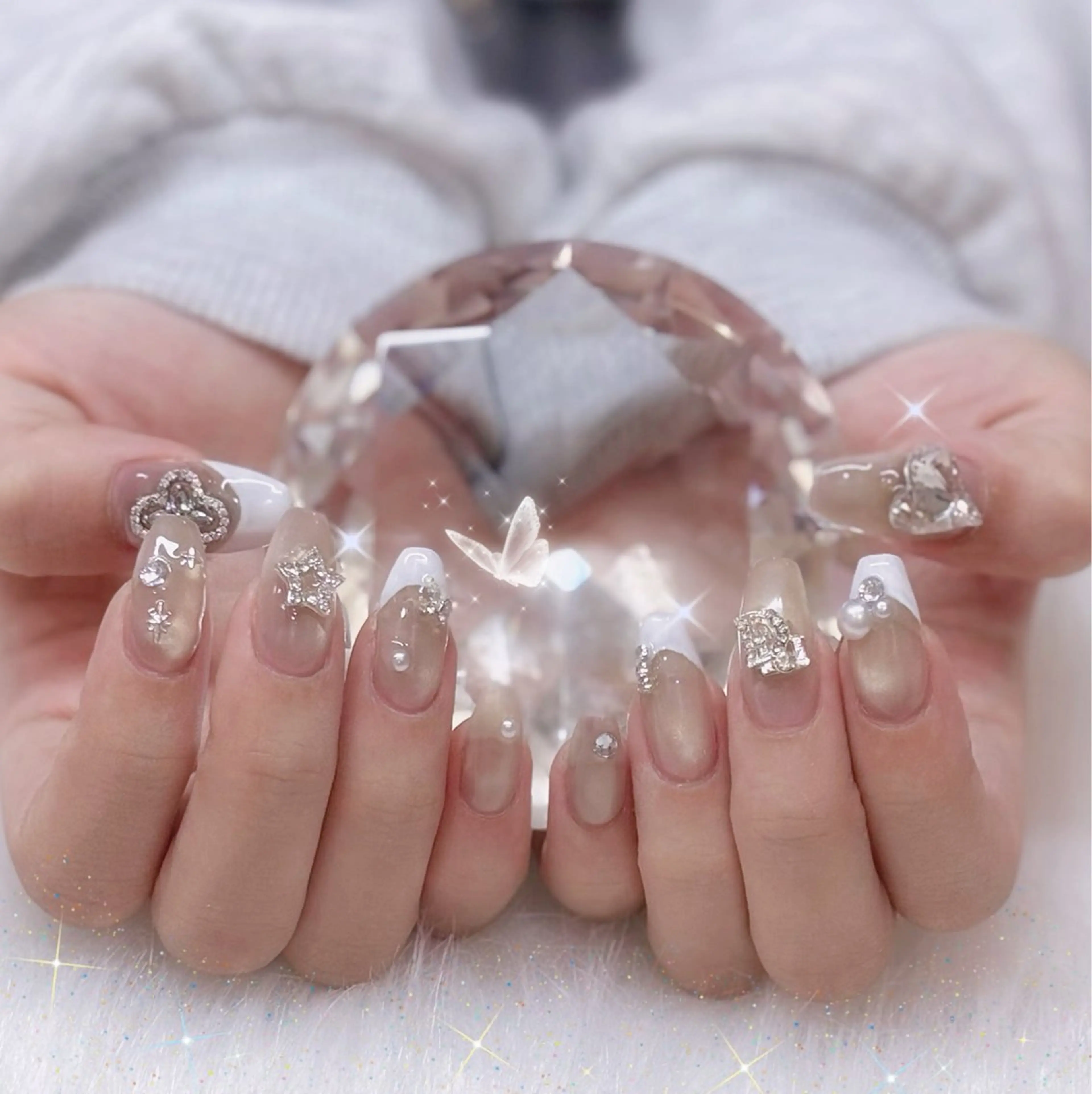 ネイル ハンドネイル La chouchou所属・透明感/フィルイン/ 亀戸5分ラシュシュのネイルデザイン