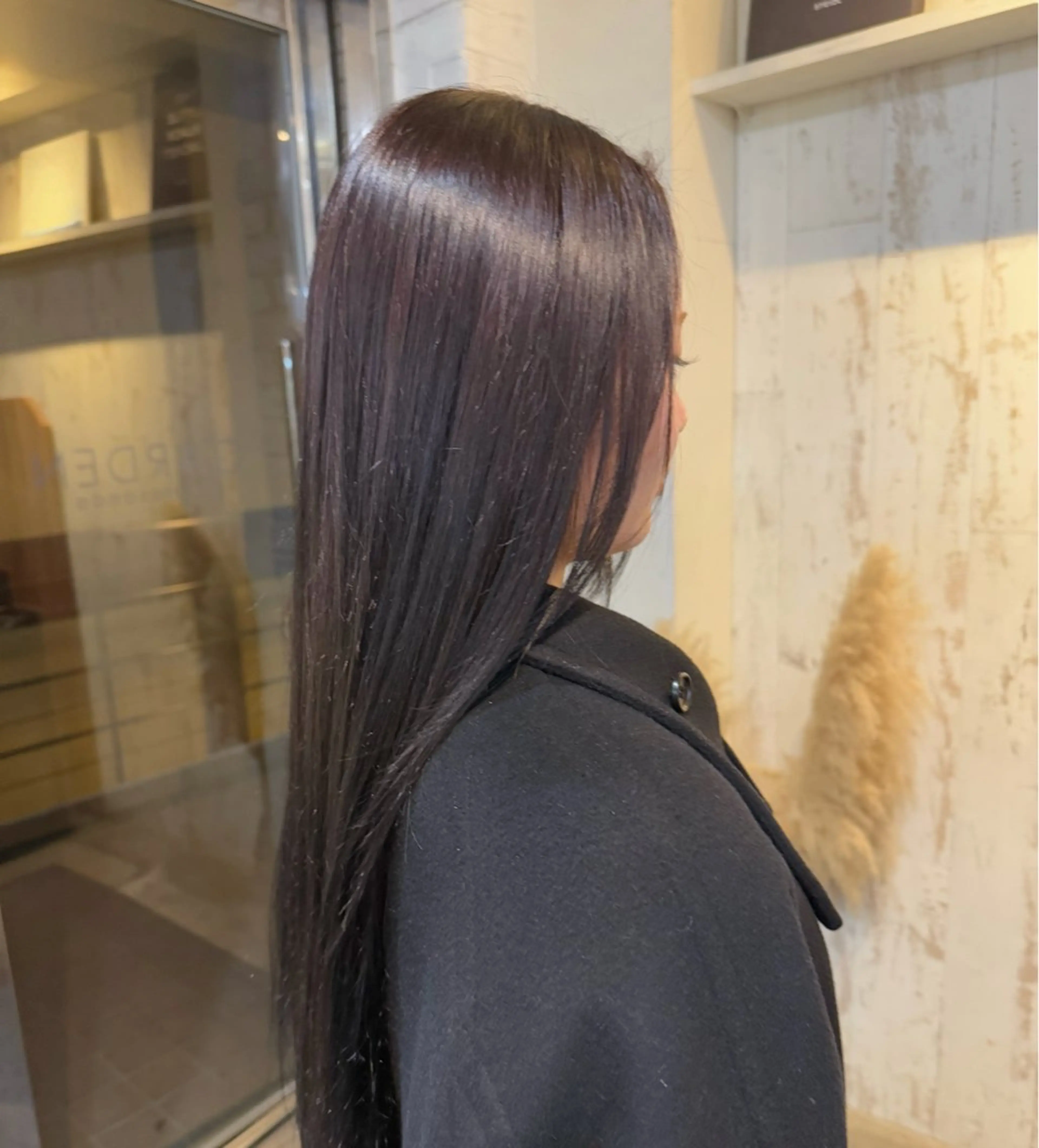 セミロング カラー ヘアカラー トリートメント 🪐レイヤー/抜け感 カラー/加野彩果🪐のヘアスタイル