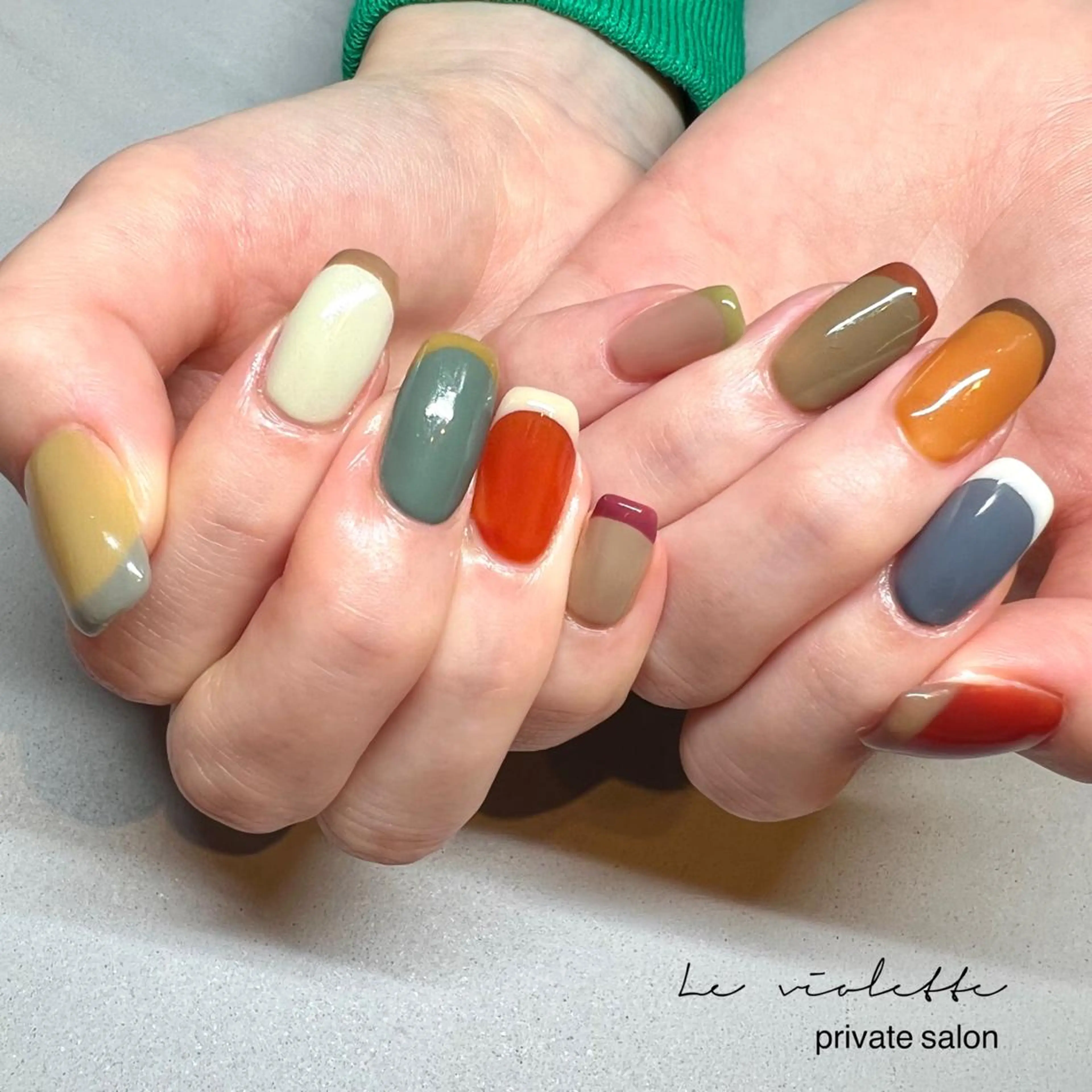 ネイル ハンドネイル le violetteのネイルデザイン