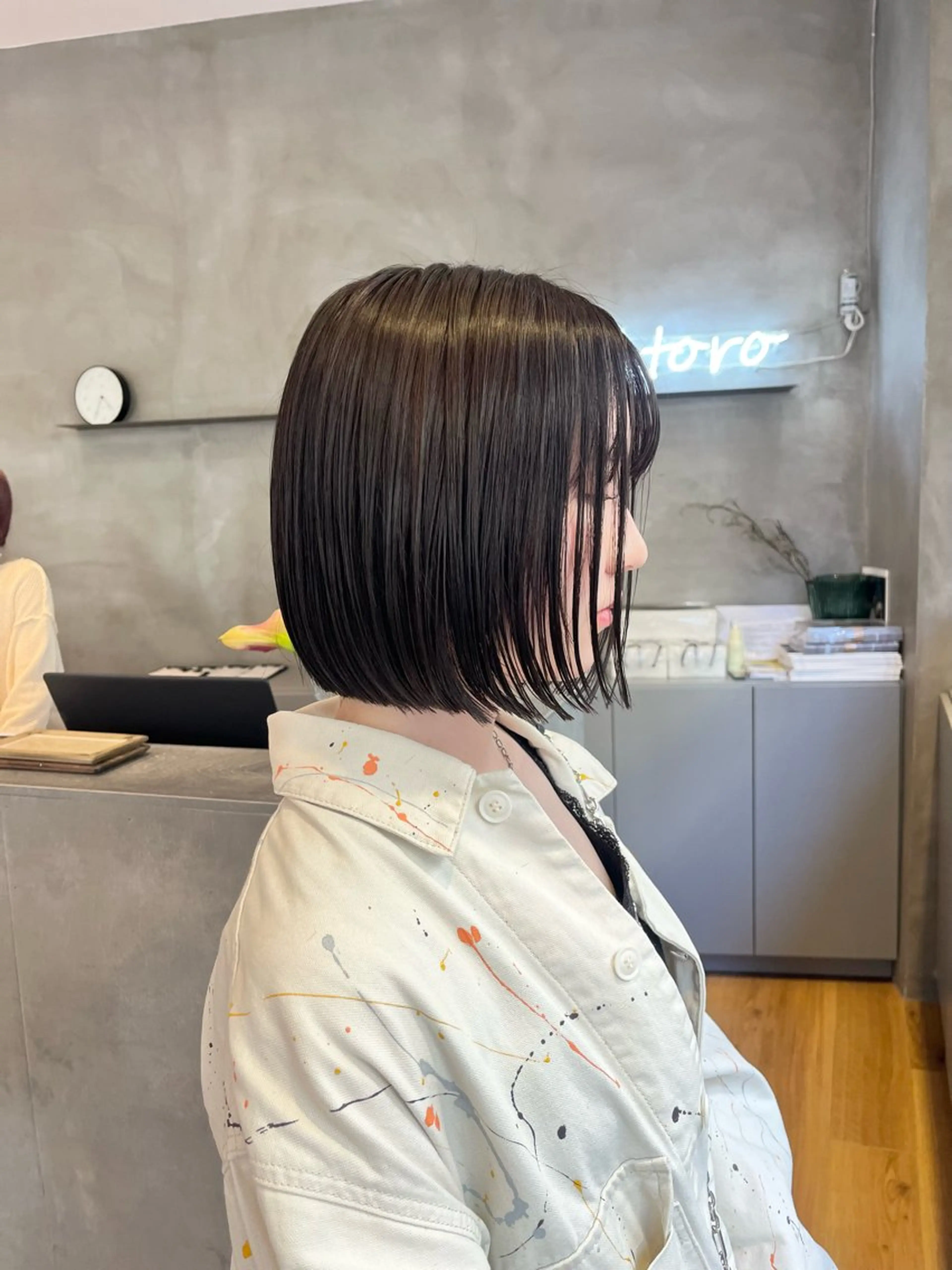 ミディアム 飯田 愛結のヘアスタイル