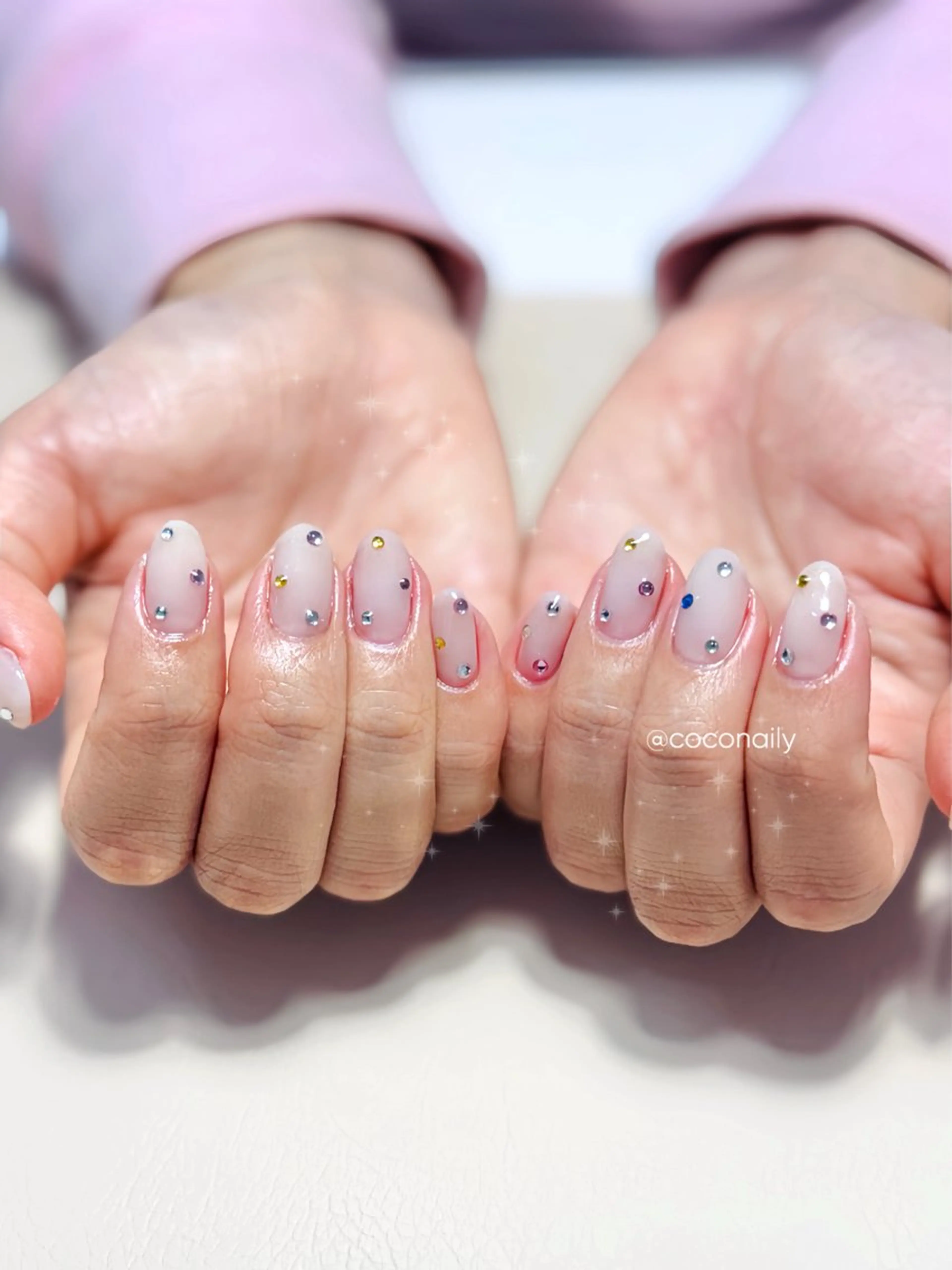 ネイル オフィスネイル シンプルネイル ハンドネイル Coco Nailのネイルデザイン