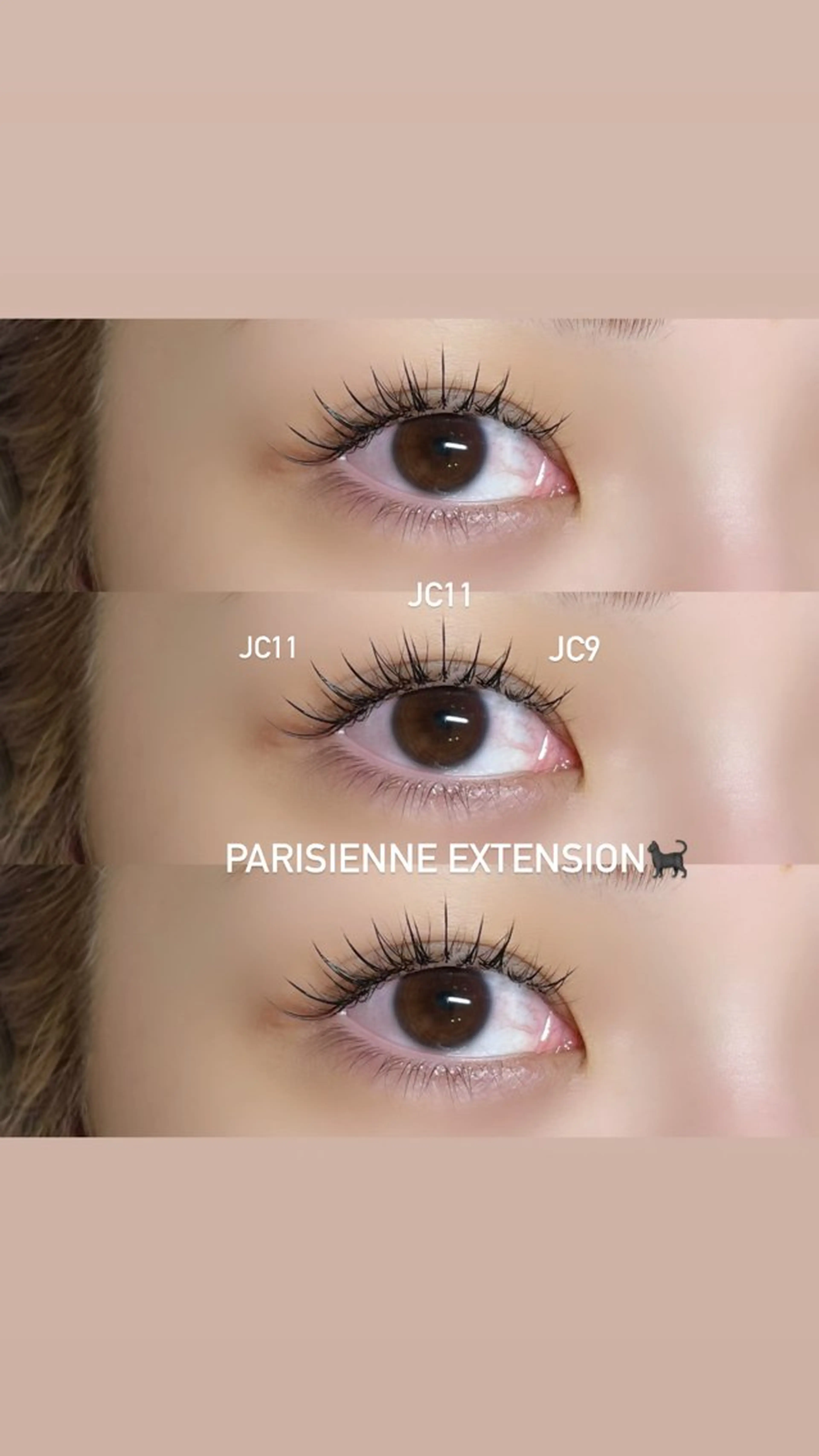 マツエク・マツパ バインドロック フラットラッシュ 韓国風マツエク パリジェンヌラッシュリフト まつげパーマ noilashroo m恵比寿🎀Rukaのマツエク・マツパデザイン