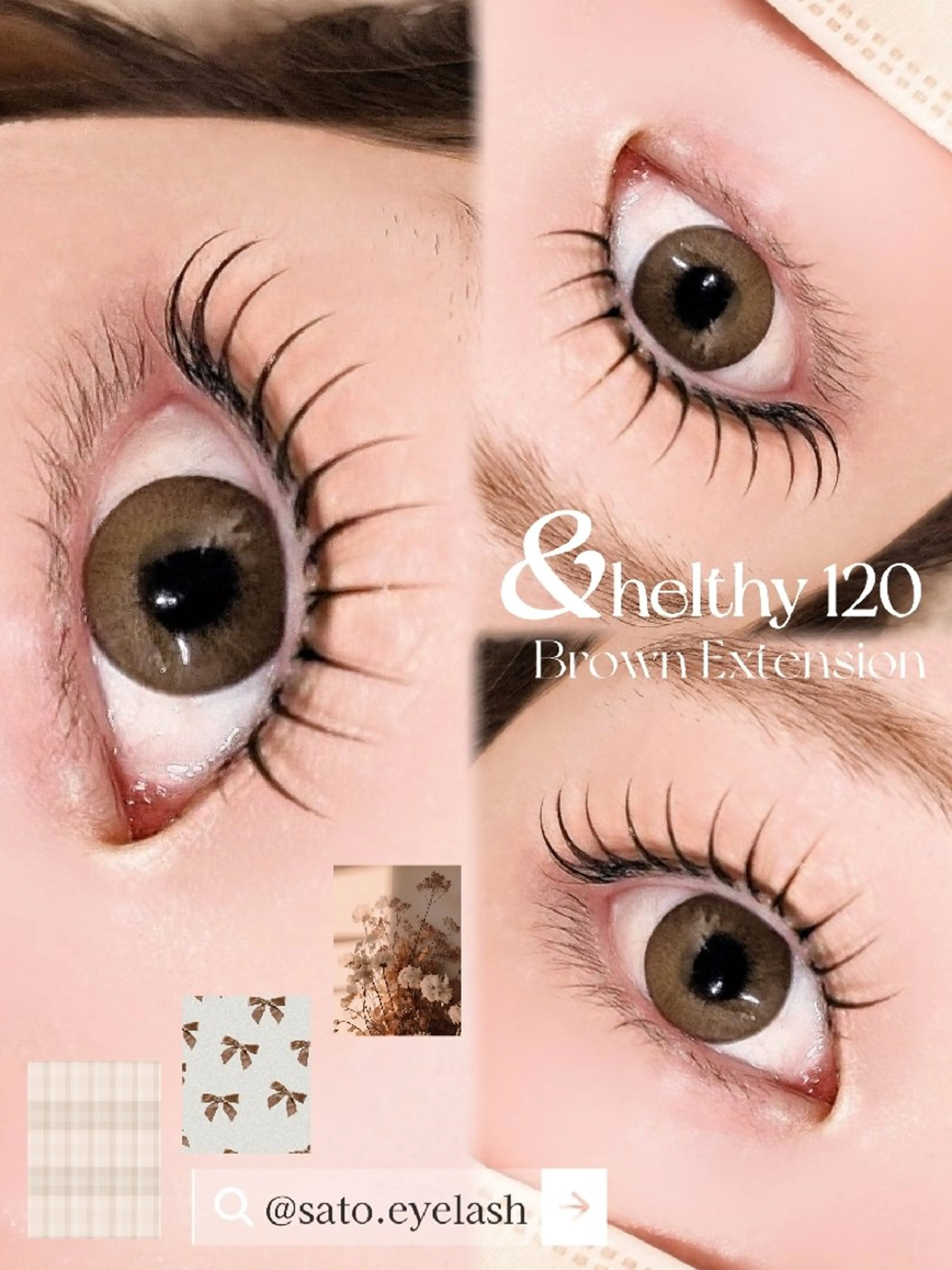 マツエク・マツパ カラーマツエク フラットラッシュ 一重×まつ毛パーマ マツエク lien🤍ᩚ亀戸 ·͜· ꕤ︎︎さとうのマツエク・マツパデザイン