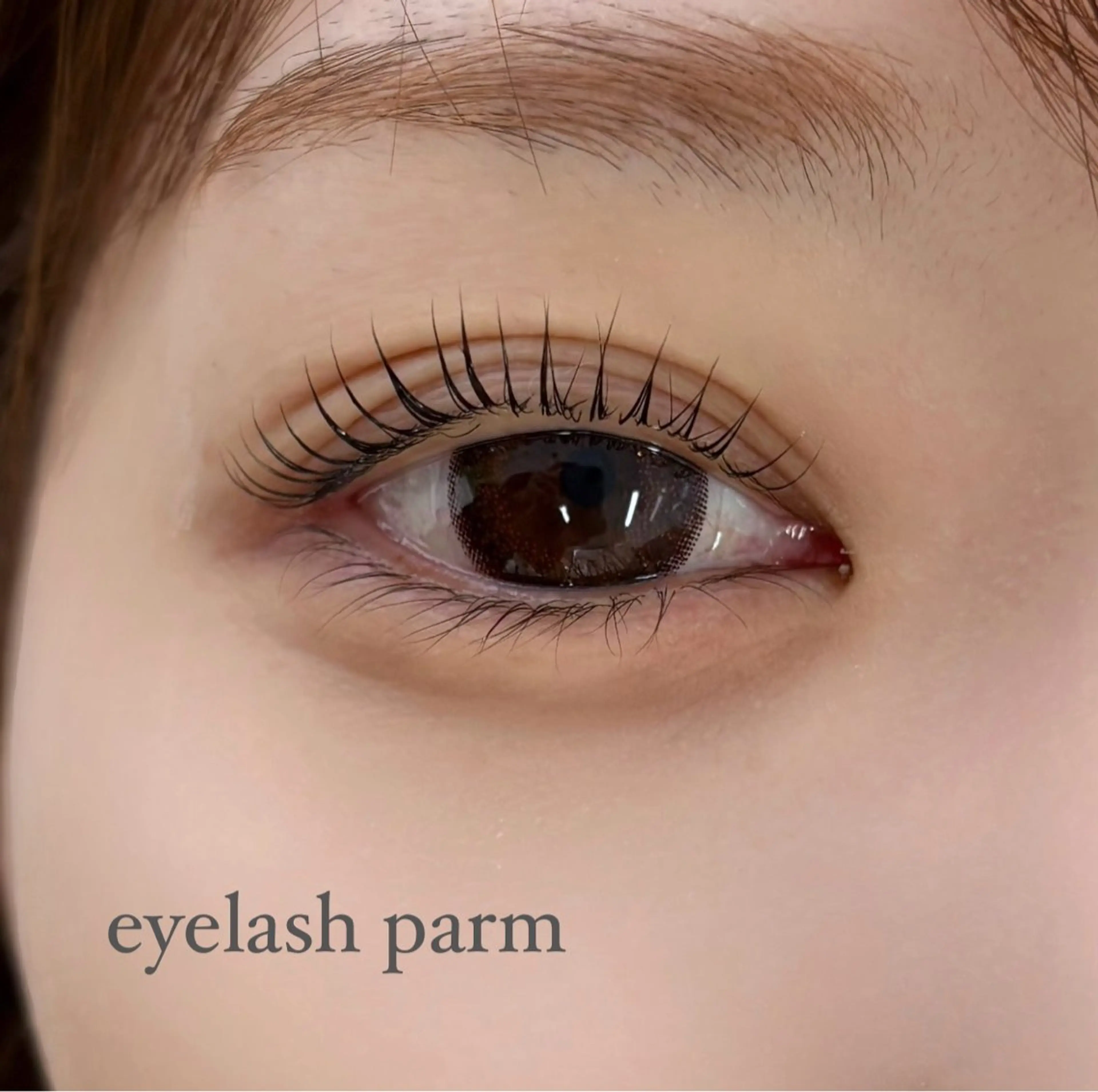 マツエク・マツパ 束感まつ毛 一重×まつ毛パーマ signpost 鈴木のマツエク・マツパデザイン