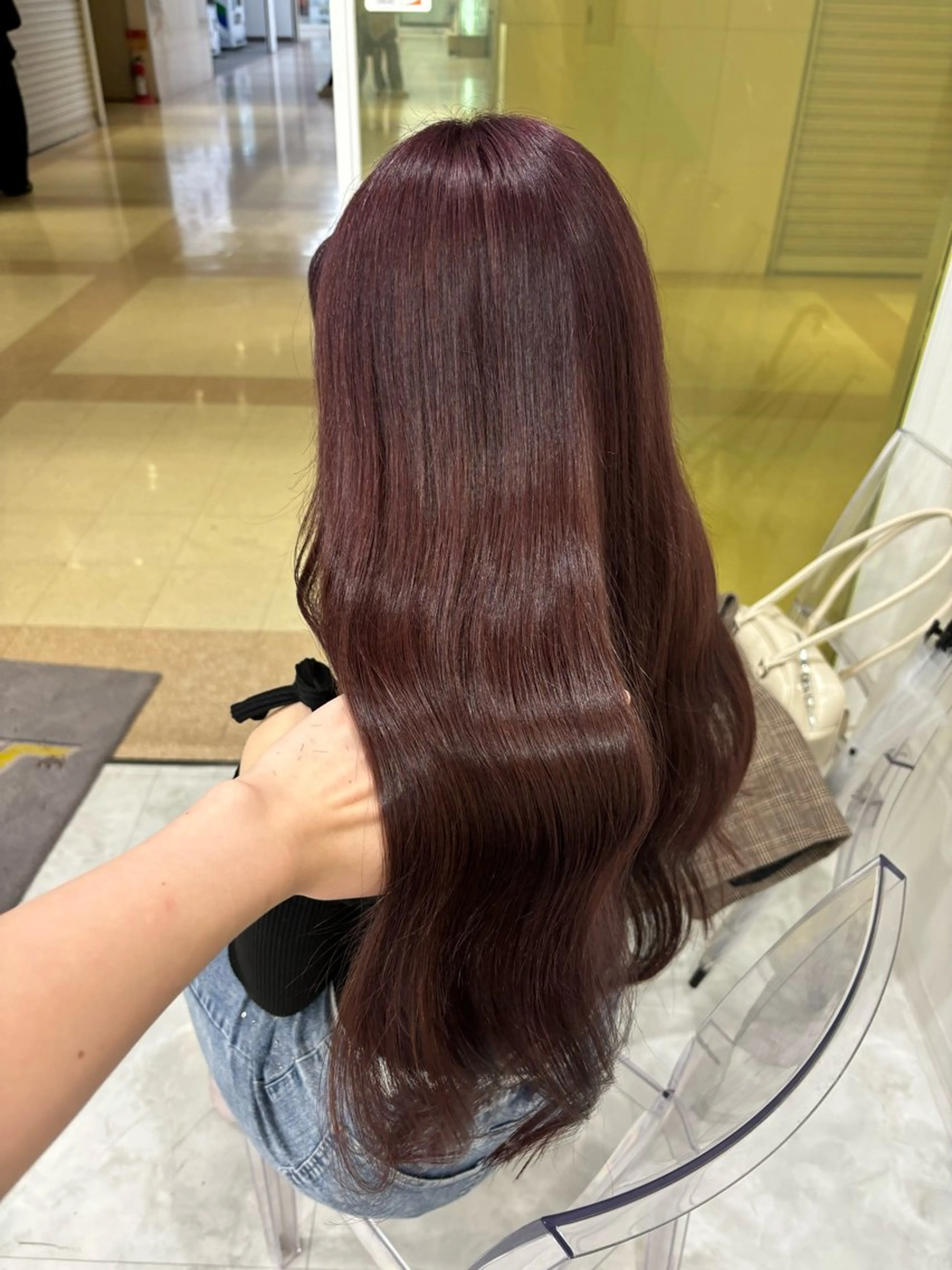 ロング ヘアカラー ブリーチなし暖色 💗AKARI💗のヘアスタイル