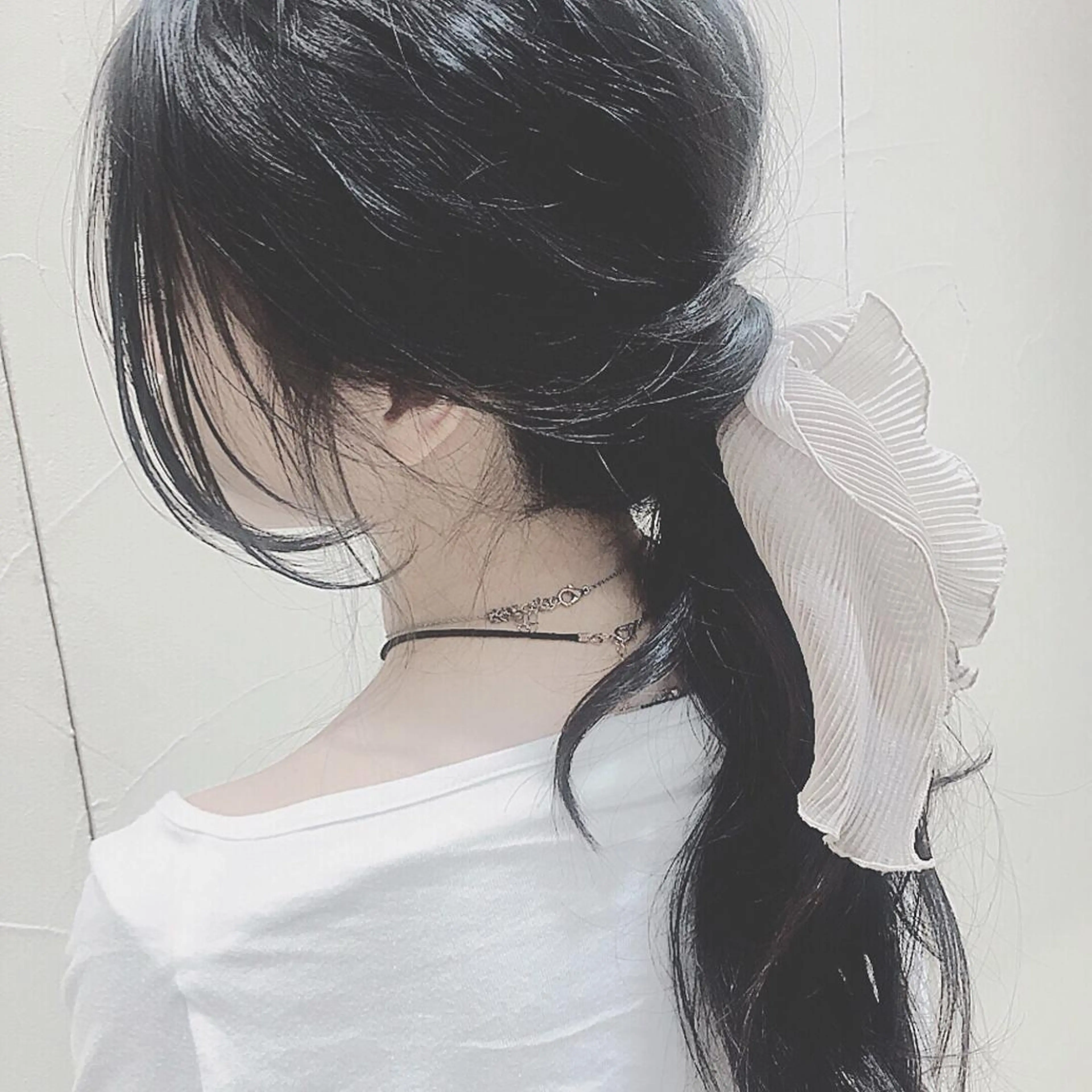 ロング ヘアアレンジ ミドウチ アヤカのヘアスタイル