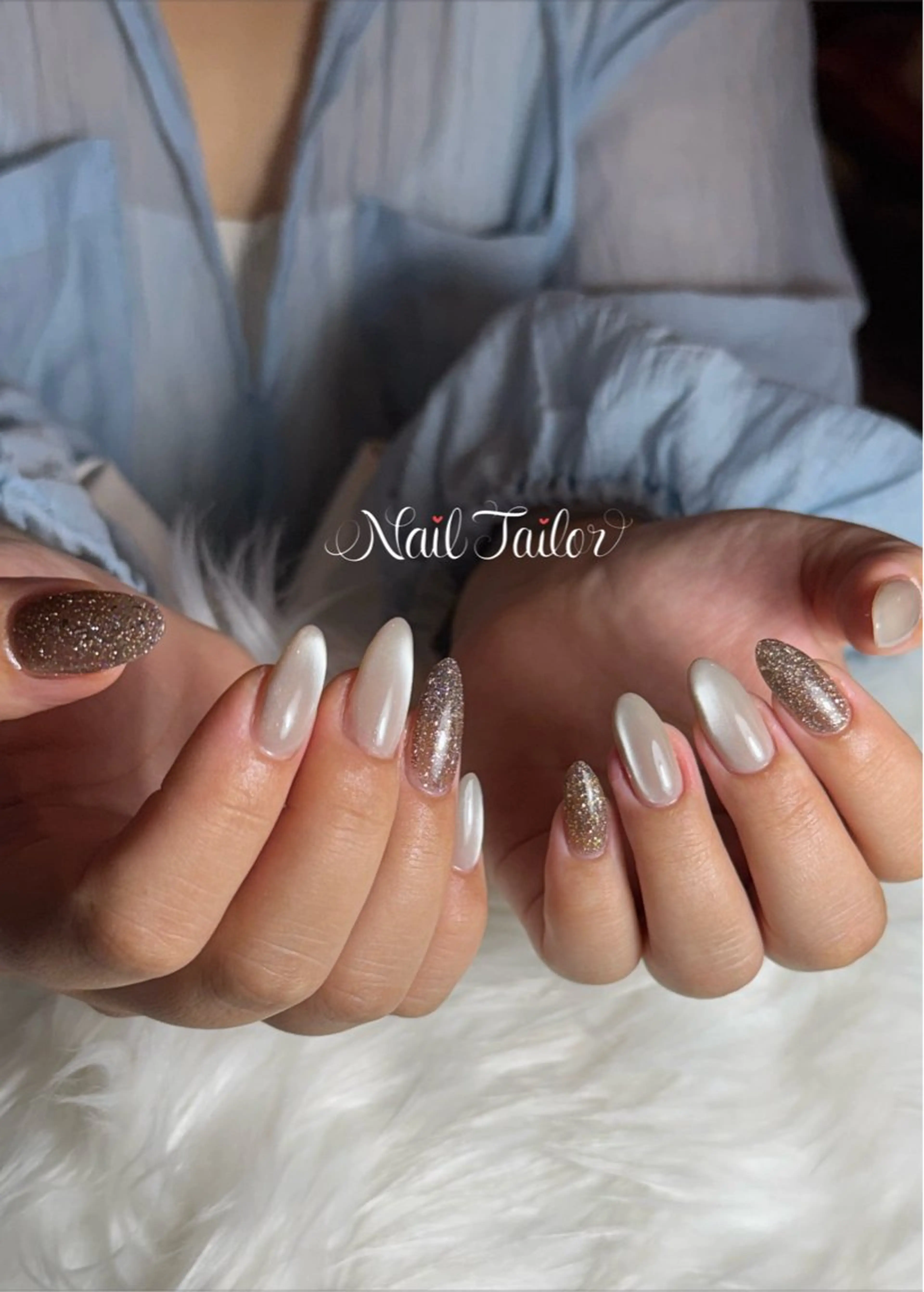 ネイル フラッシュネイル マグネットネイル オフィスネイル シンプルネイル ハンドネイル NailTailor ネイルテイラーのネイルデザイン