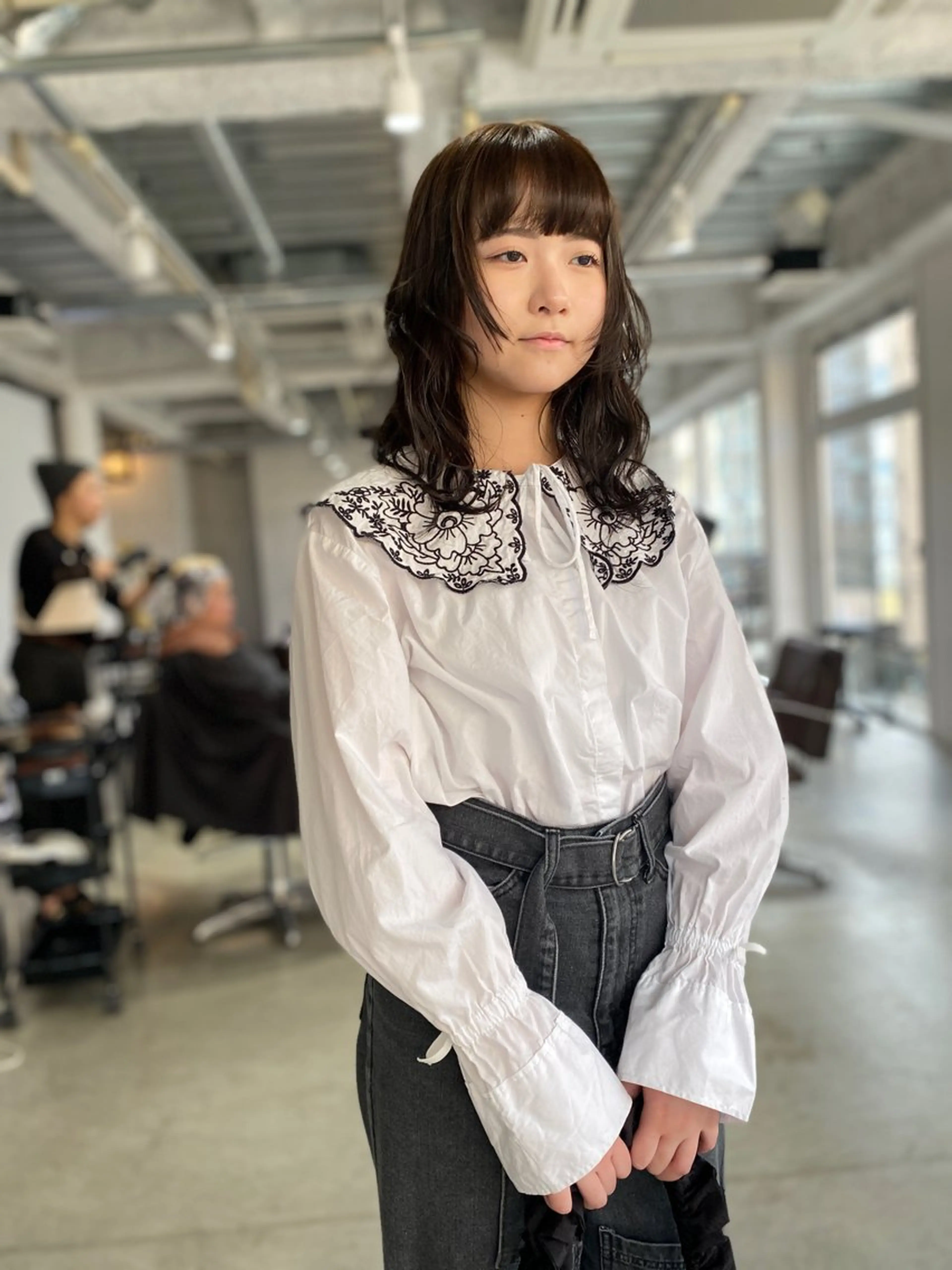 セミロング カラー KOOKI スティードトーキョーのヘアスタイル