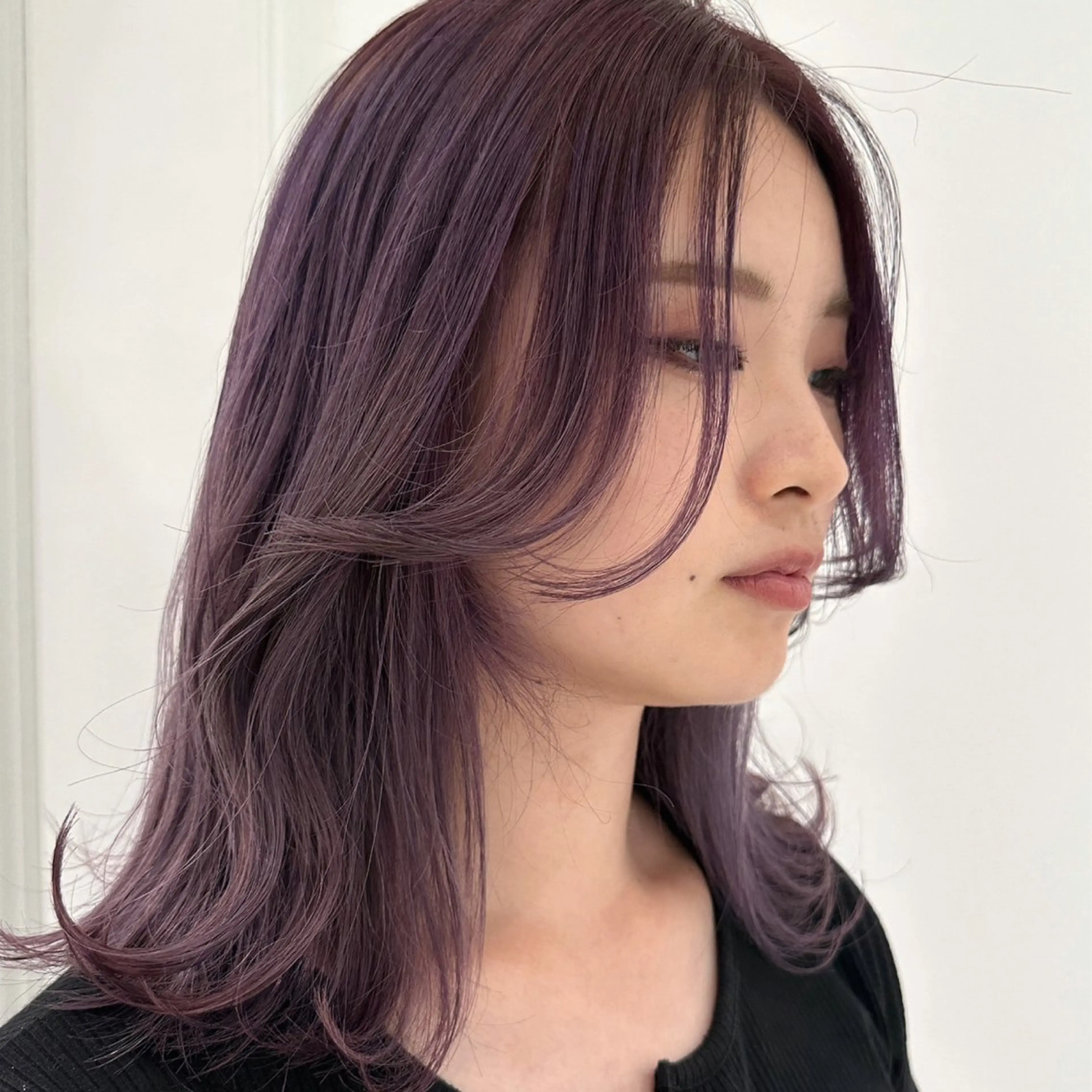 ミディアム 韓国スタイル🇰🇷 児島葉月のヘアスタイル