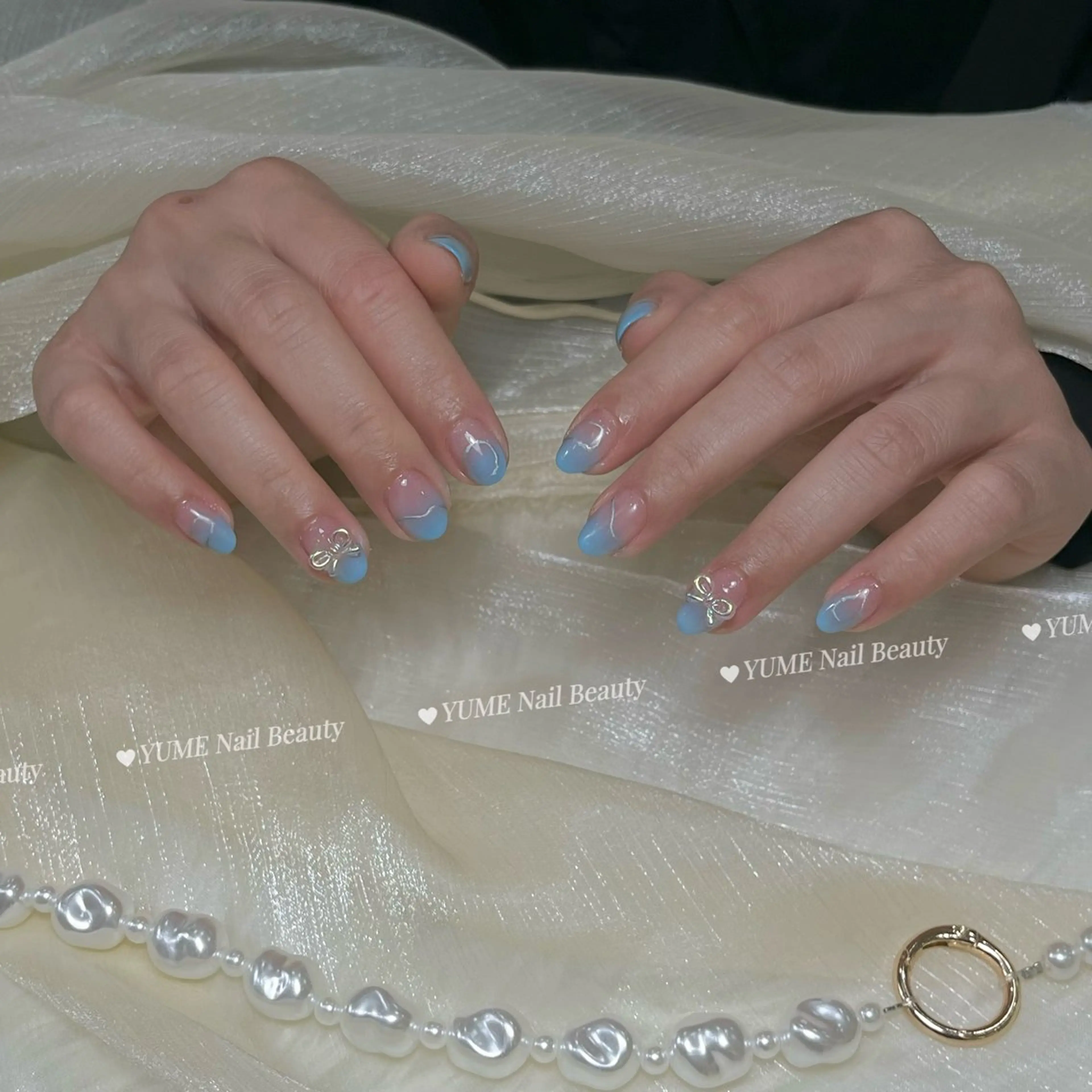 ネイル グラデーション ハンドネイル YUME Nail Beauty いちごのネイルデザイン