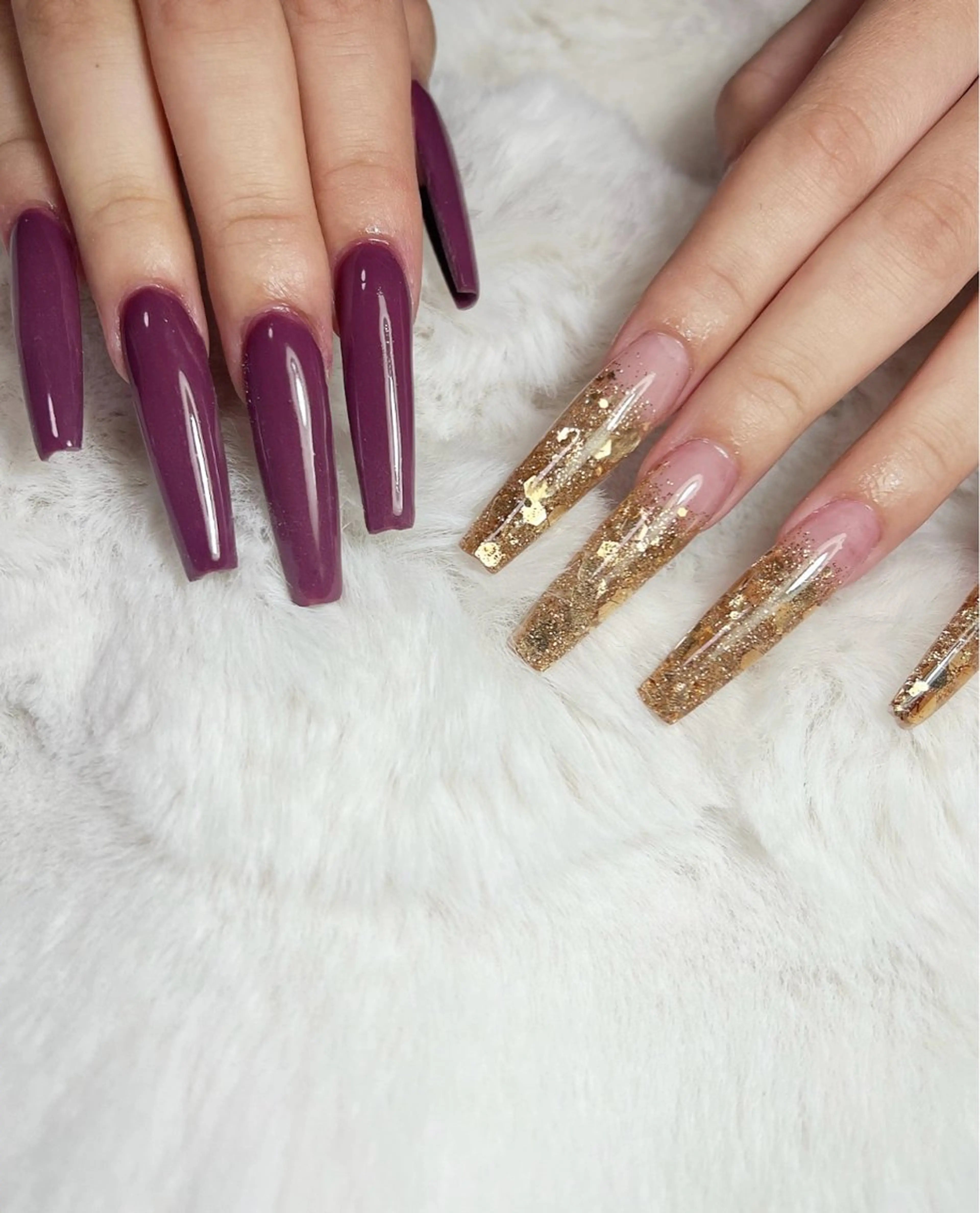 ネイル キラキラネイル ロングネイル スカルプネイル 冬ネイル ✾ NailRoom Latina🌻💓のネイルデザイン