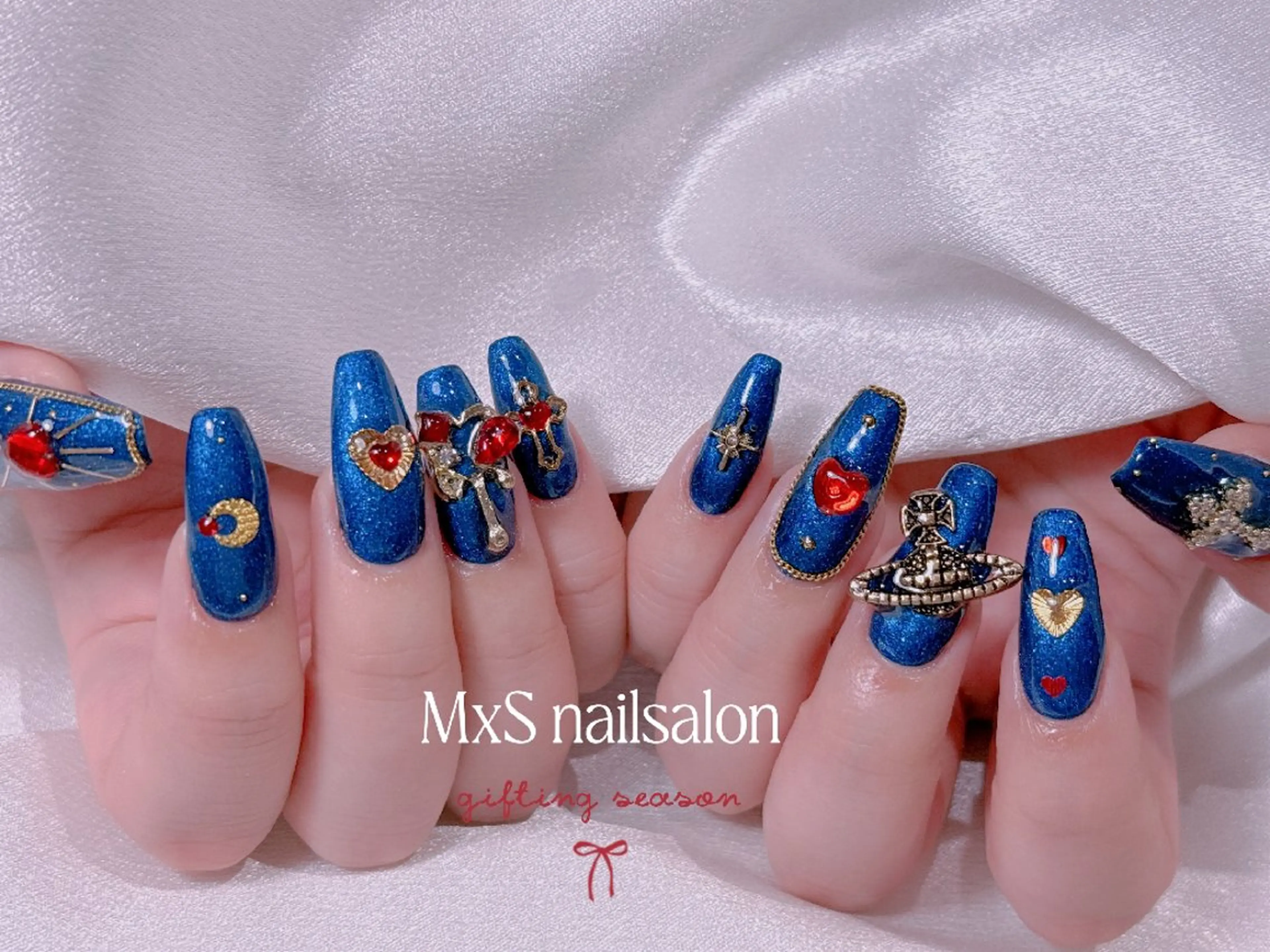 ネイル ジェルネイル 韓国ネイル マグネットネイル パラジェル ワンホンネイル ハンドネイル ハンドケア M×S Nail みなのネイルデザイン