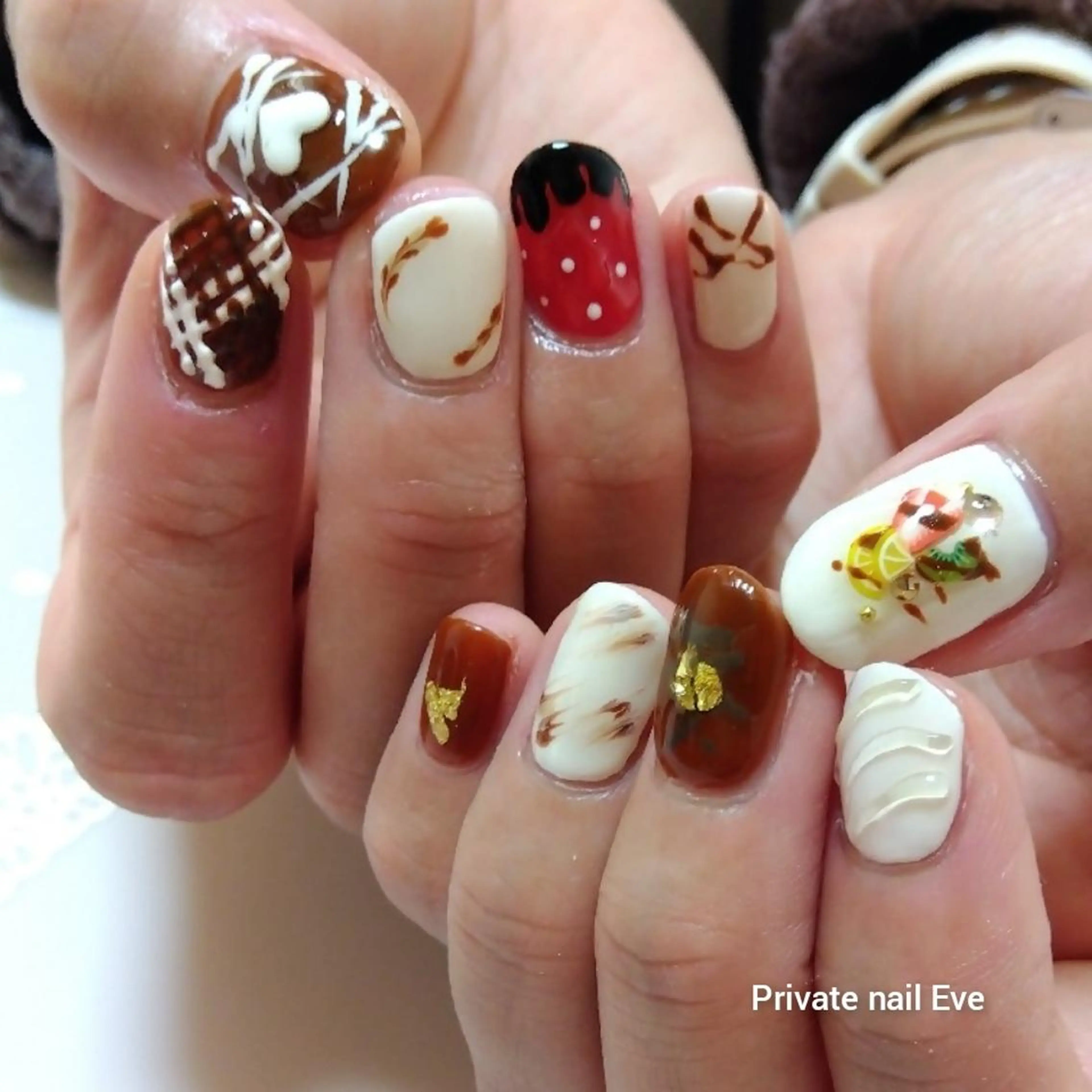 ネイル バレンタイン ハンドネイル ネイル junkoのネイルデザイン