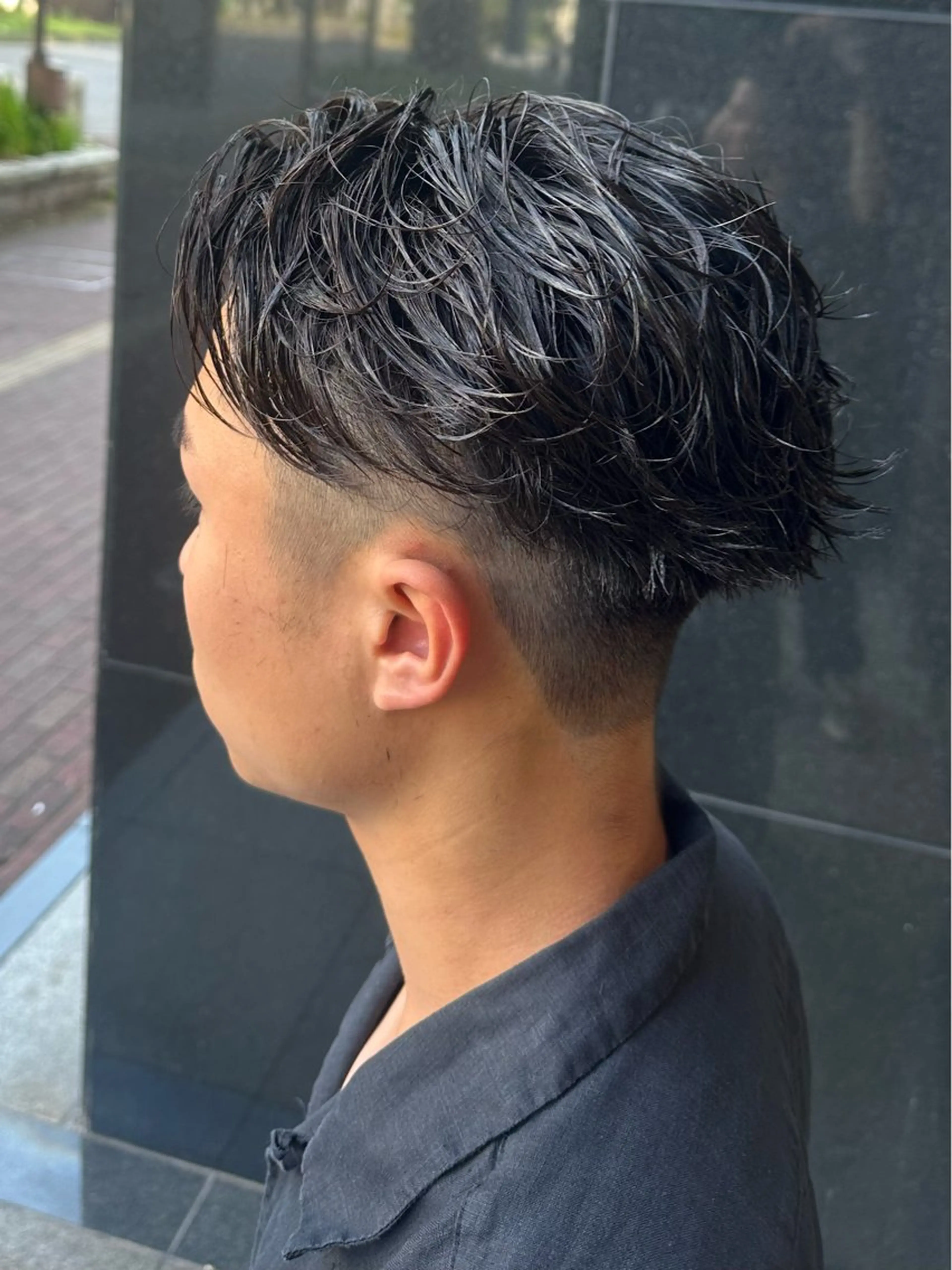 ショート パーマ メンズ 和田 直也のヘアスタイル