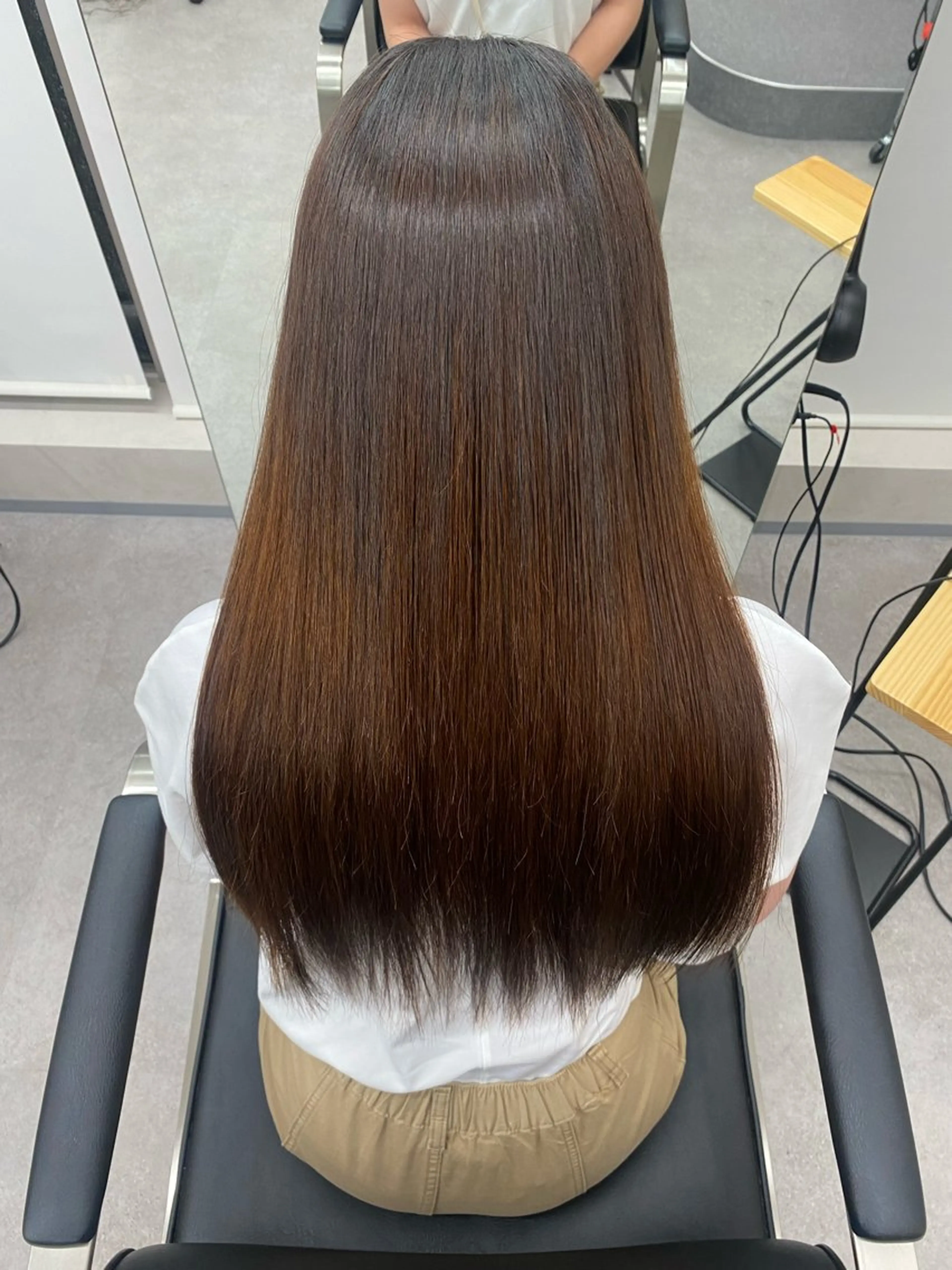 ロング パーマ 縮毛矯正 🌼似合わせカラー / Misaki🌼のヘアスタイル