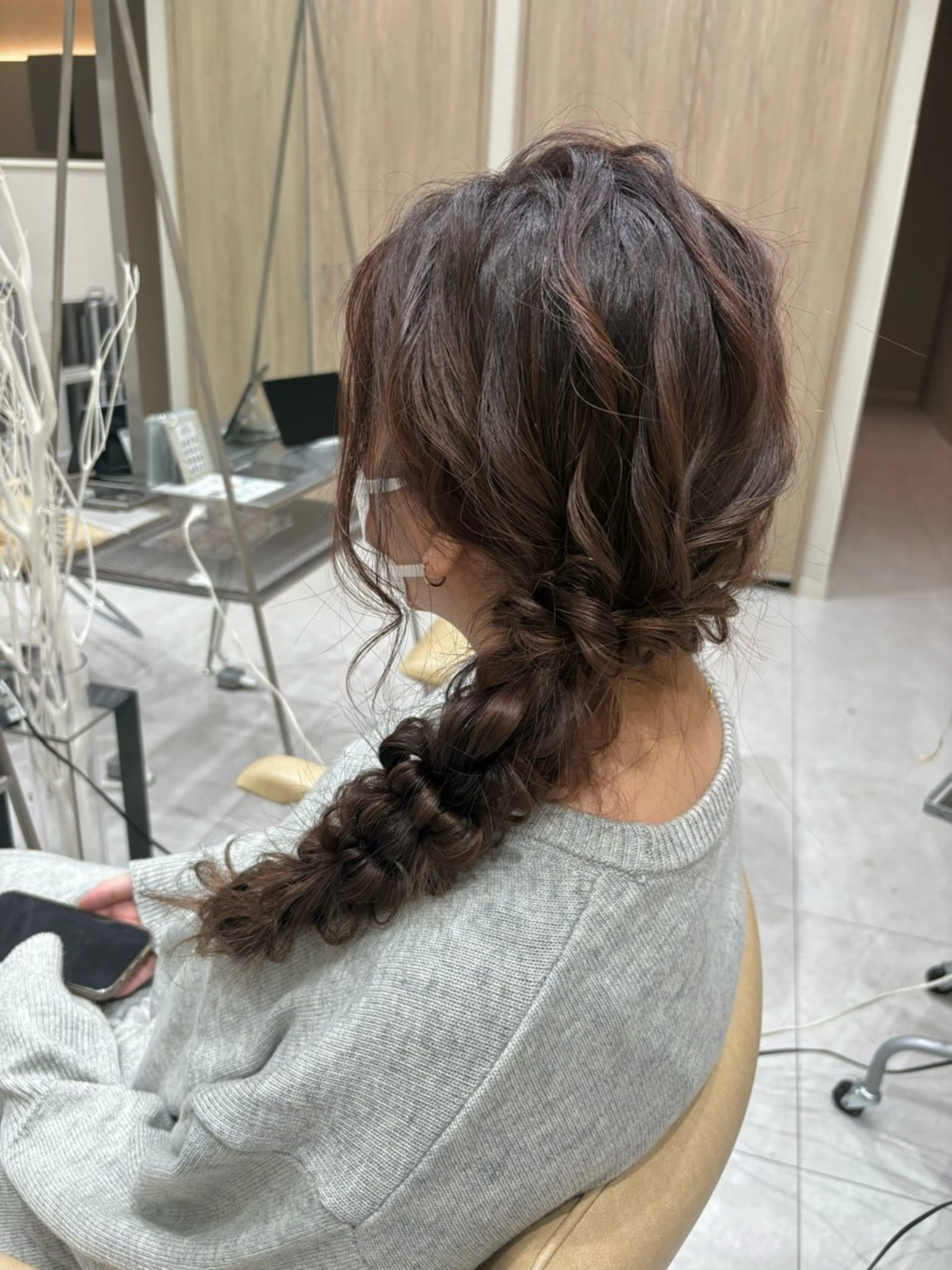 ロング ヘアセット バレイヤージュ/ヘア アレンジ/shionのヘアスタイル