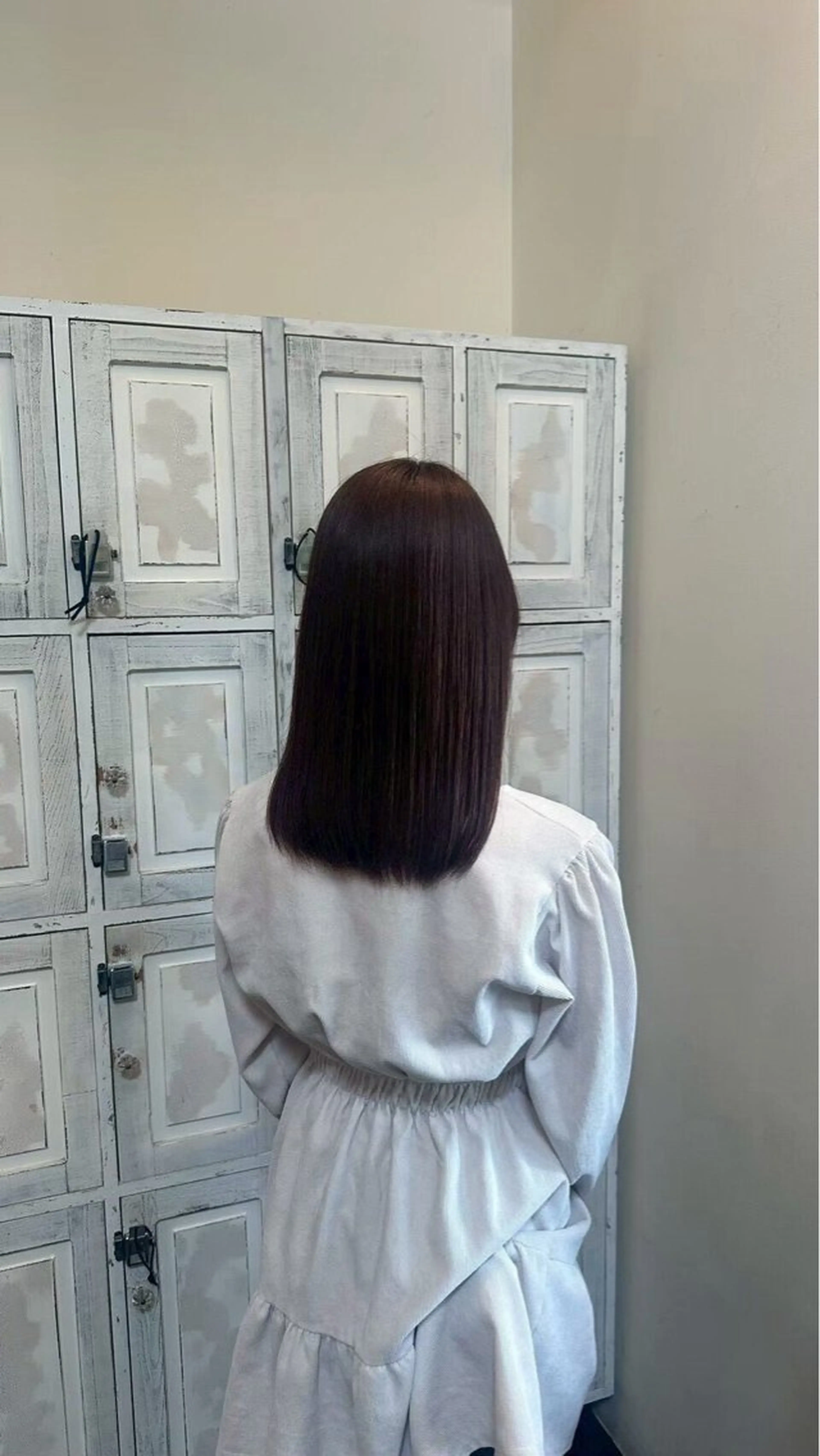 カラー ルプラボウ ふくい きなりのヘアスタイル