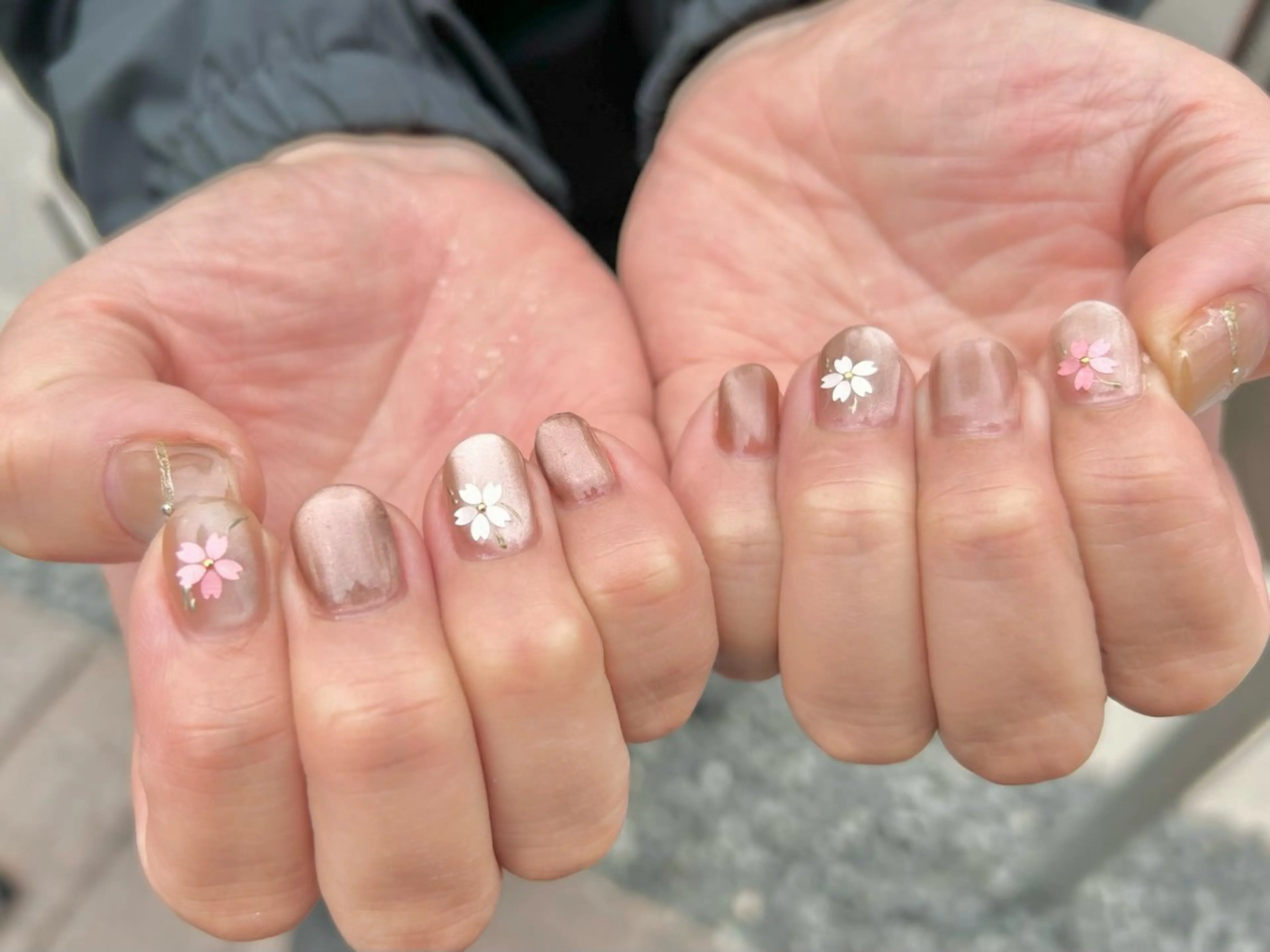 ネイル 春ネイル amo_nail 岡山市南区自宅ネイルのネイルデザイン
