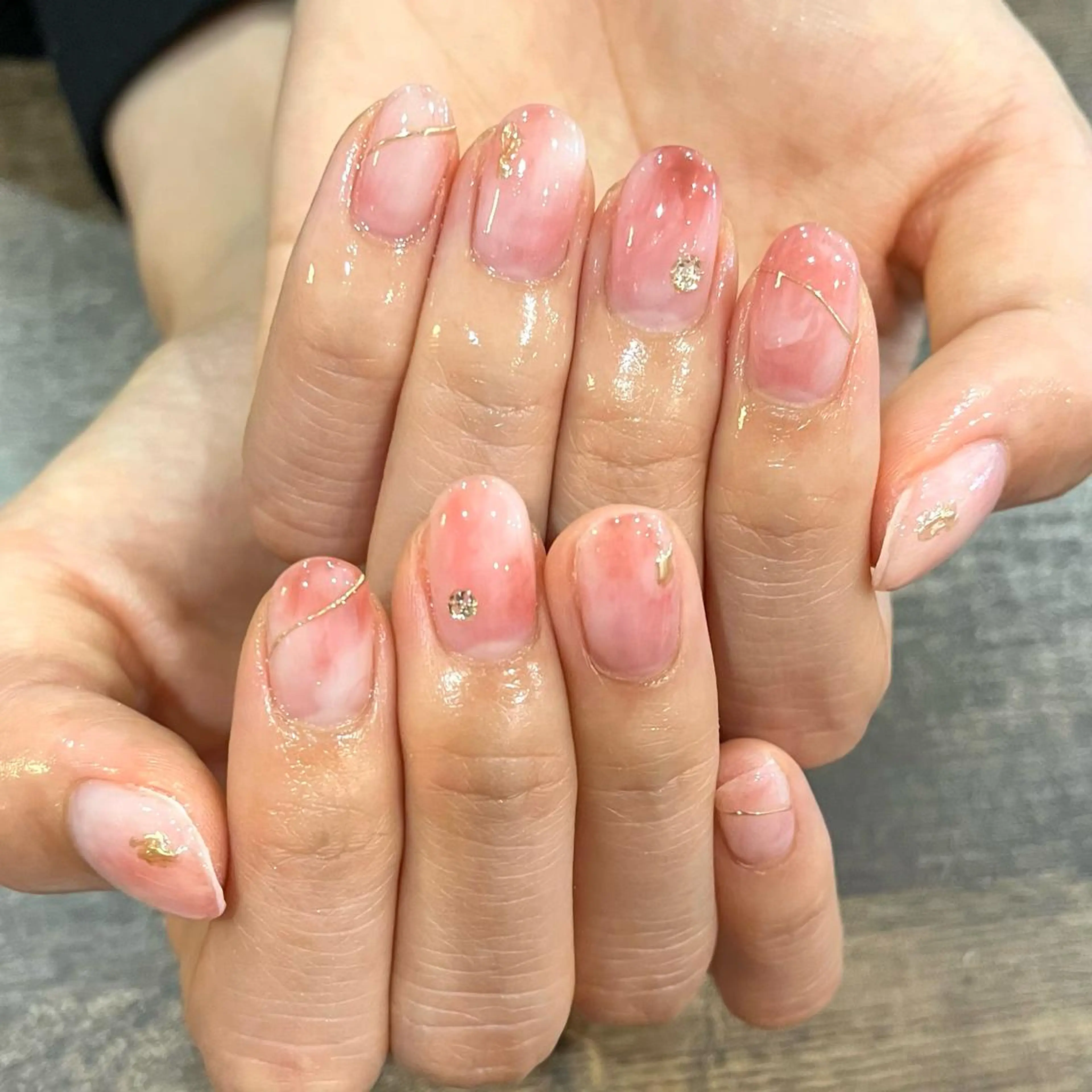 ネイル ハンドネイル Cleo伏見店🌿 Momokaのネイルデザイン