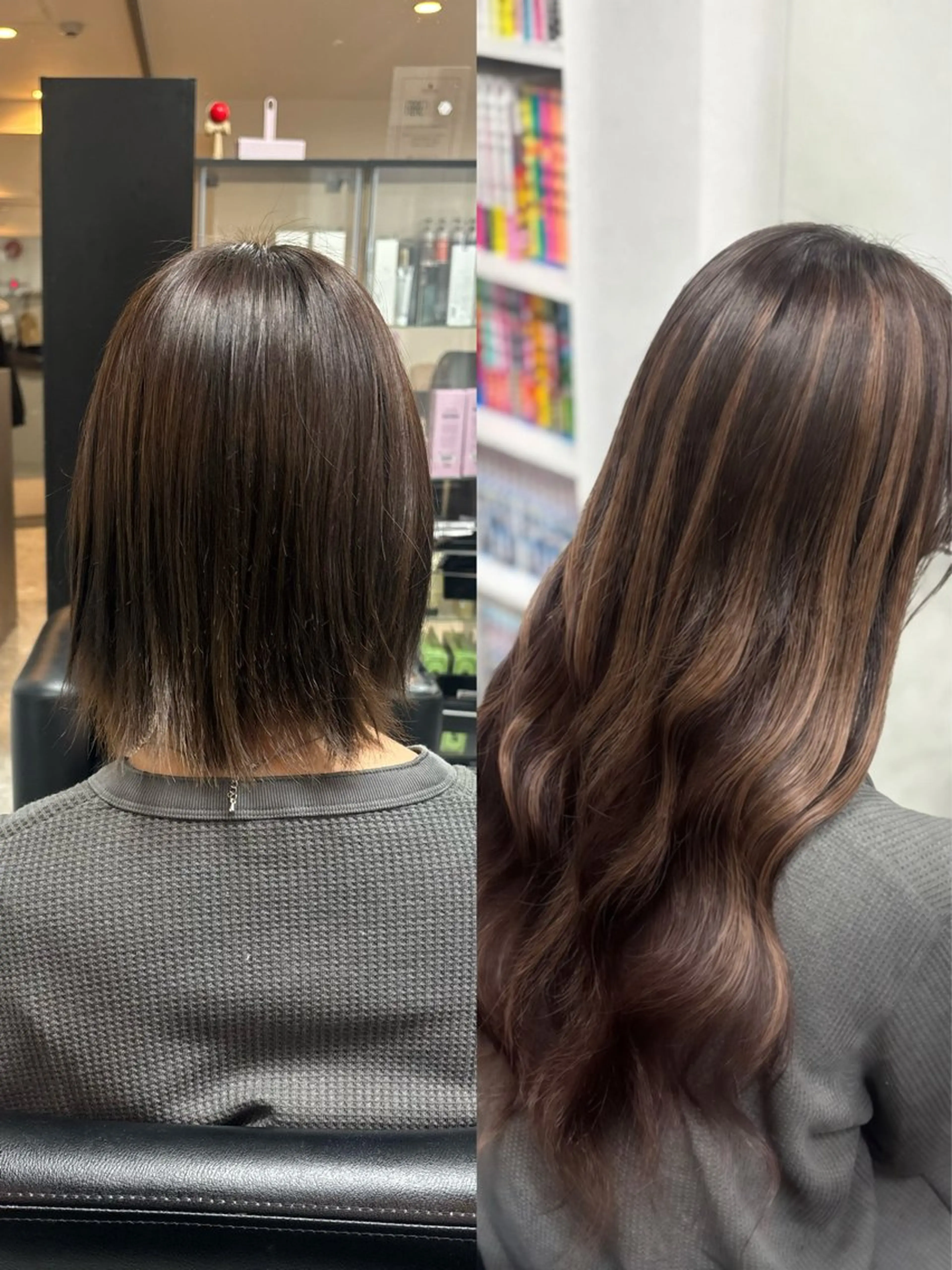 ロング エクステ パドゥプロン あんずのヘアスタイル