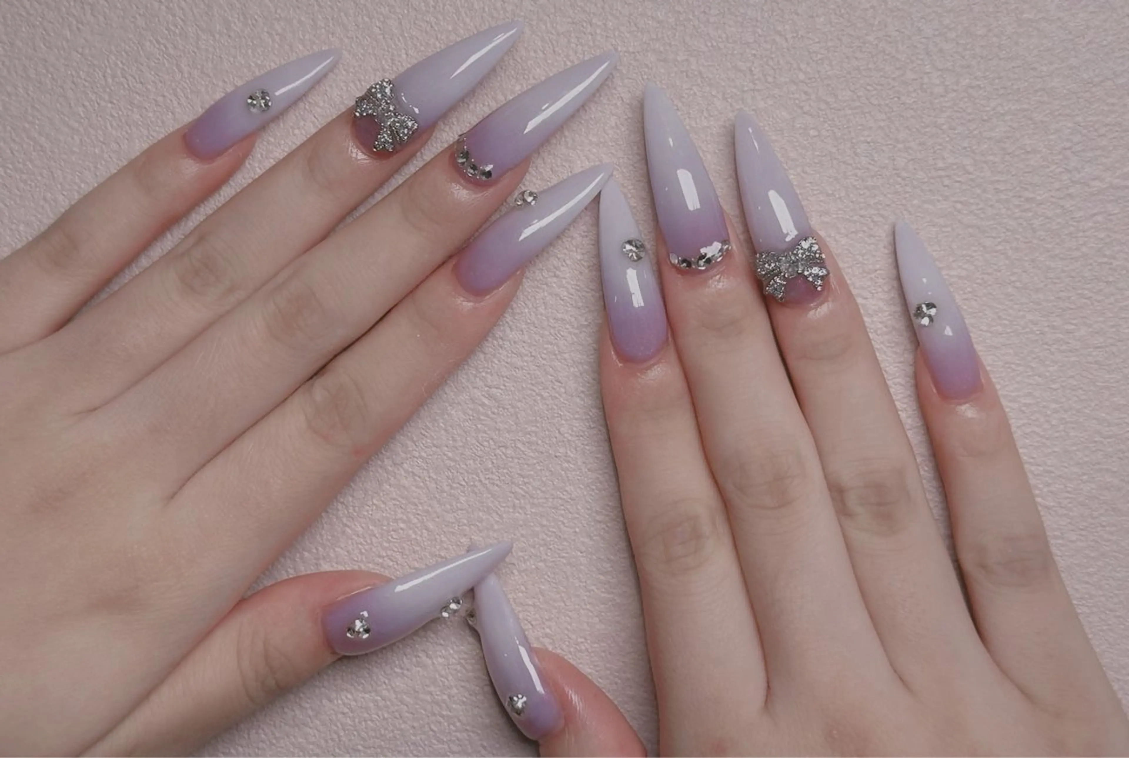 ネイル ハロウィン ロングネイル マグネットネイル スカルプネイル ネイルチップ MSSugar Nailのネイルデザイン