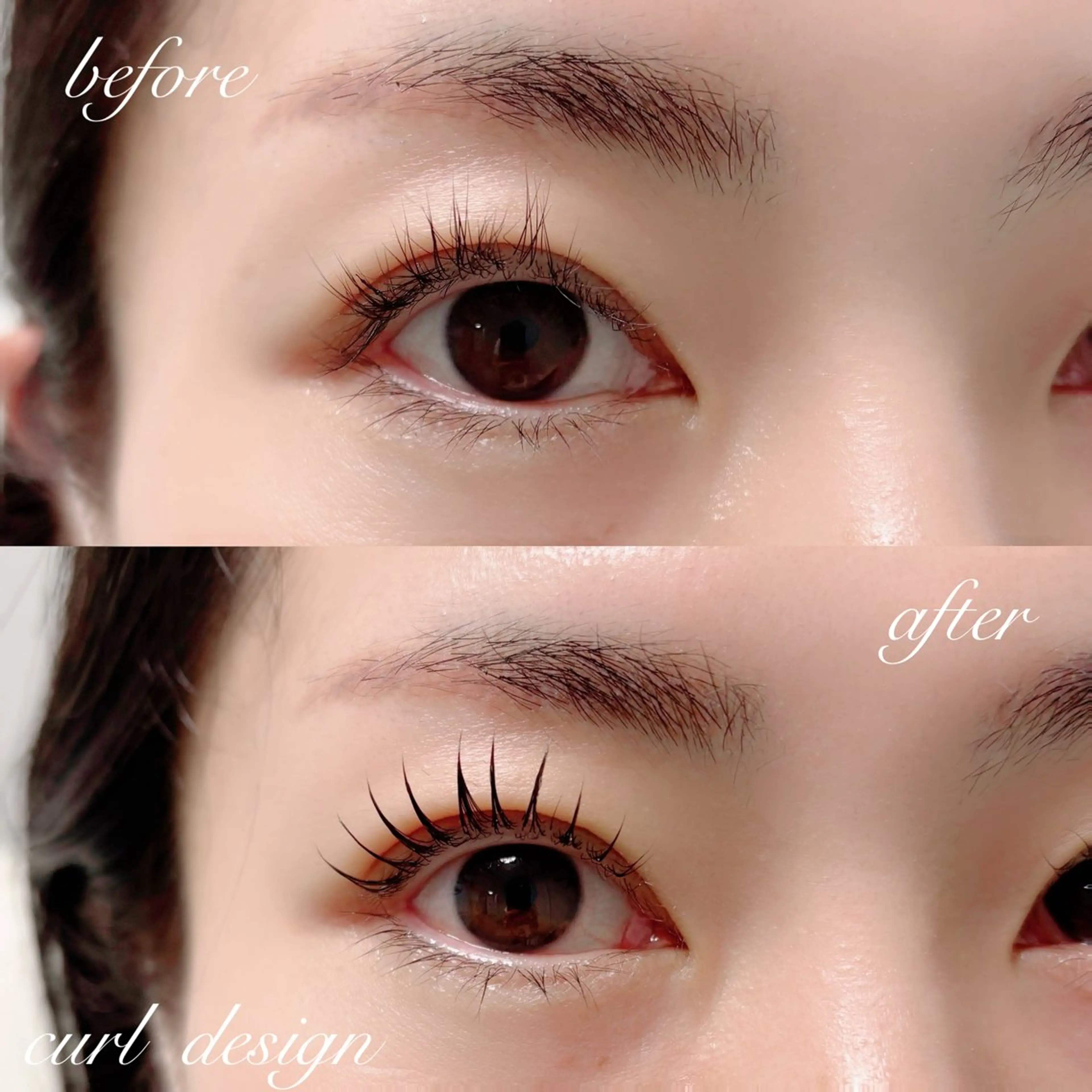 マツエク・マツパ 束感まつ毛 まつげパーマ 一重×まつ毛パーマ Doors 佐藤のマツエク・マツパデザイン