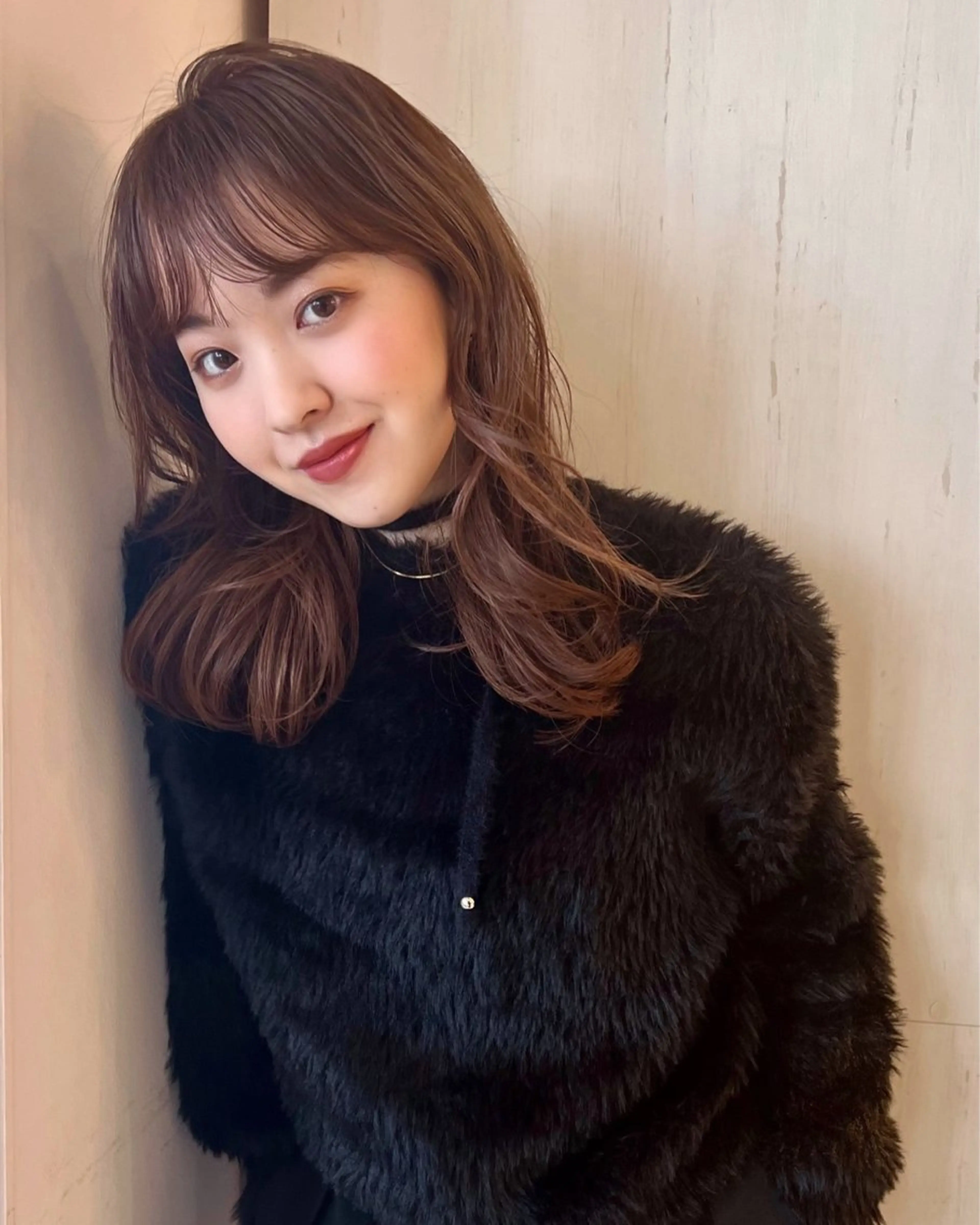 セミロング 韓国ヘア 🎀華澄のヘアスタイル