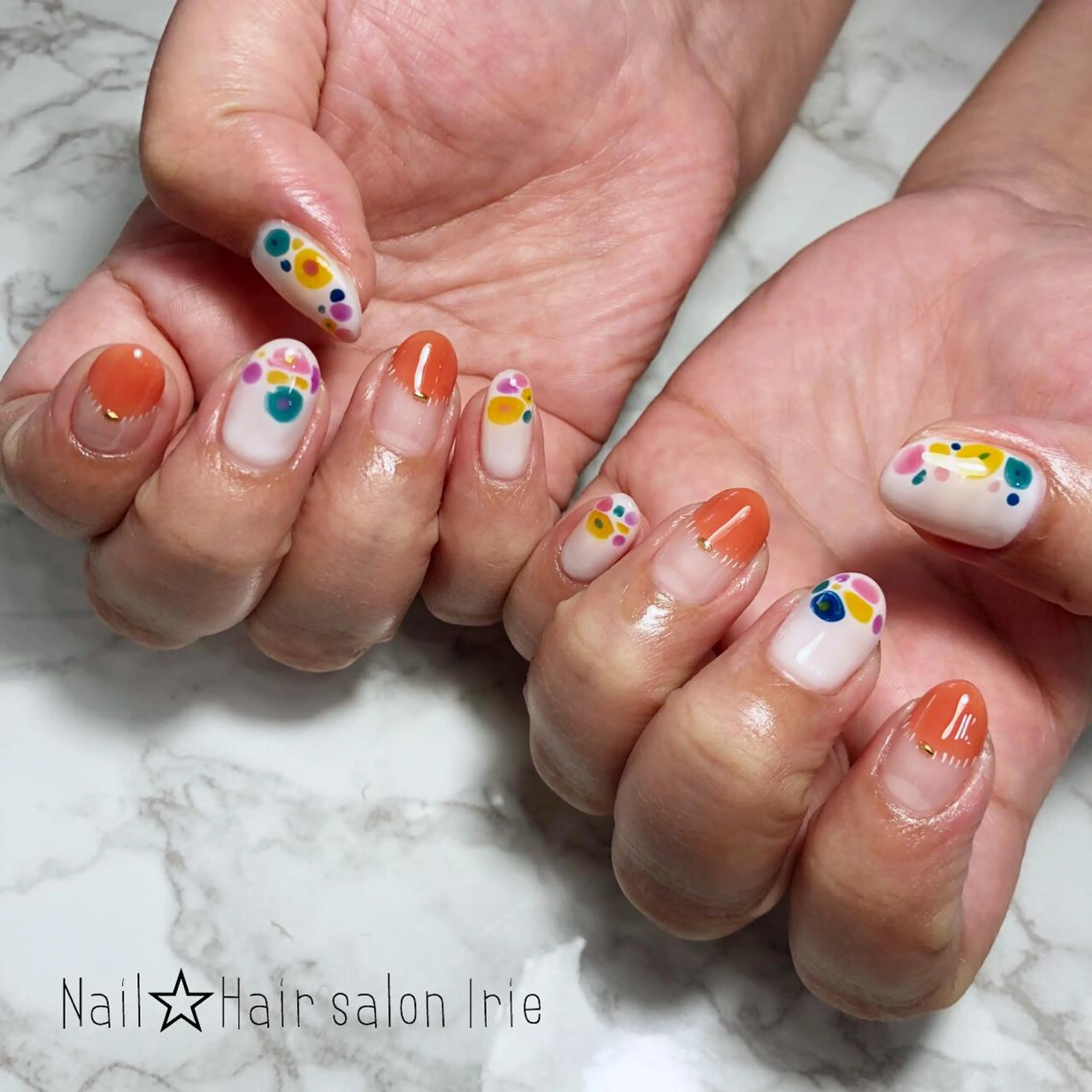 ネイル Hair salon Irie所属・與儀 知佳のネイルデザイン