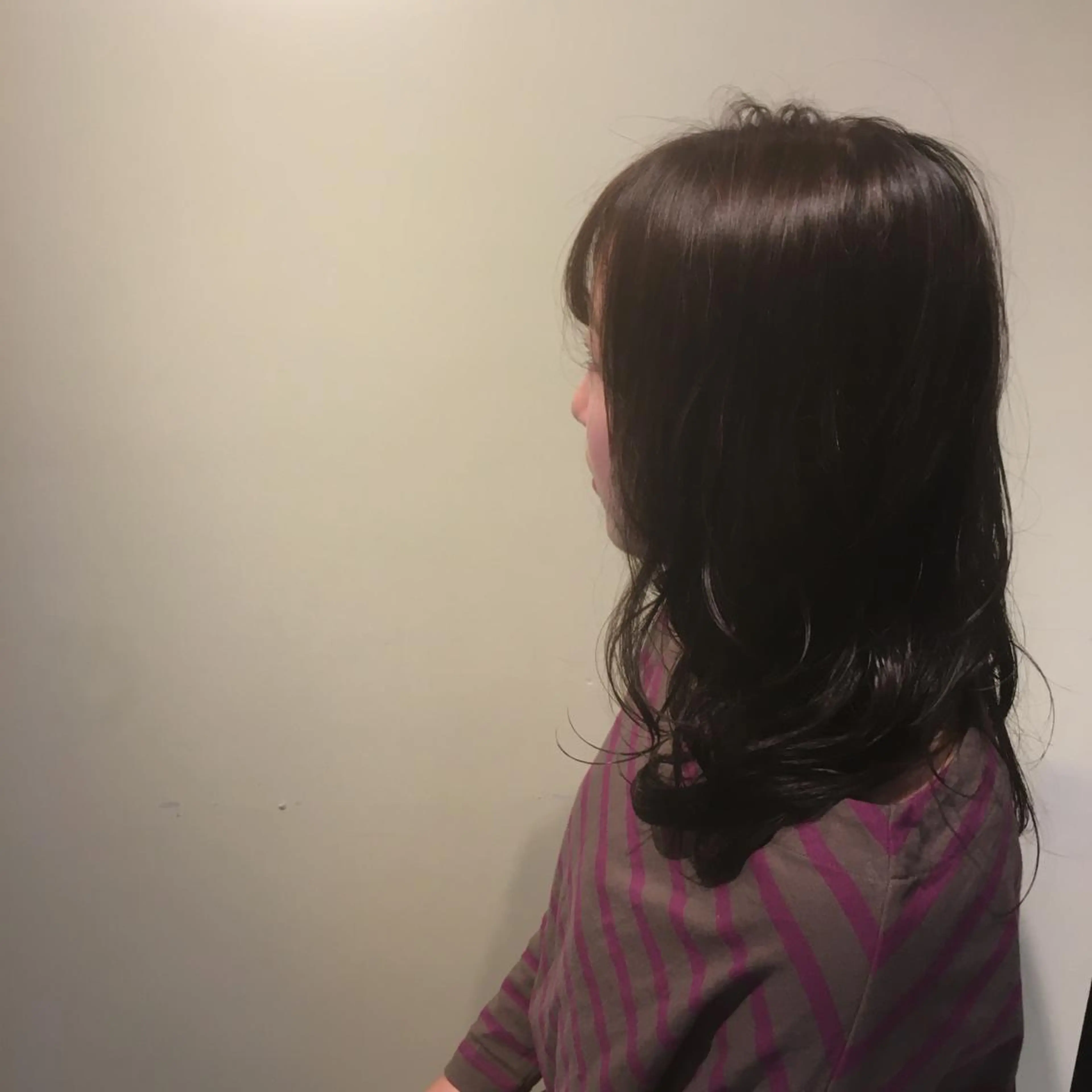 セミロング カラー カット ヘアカラー トリートメント しのはら まどかのヘアスタイル