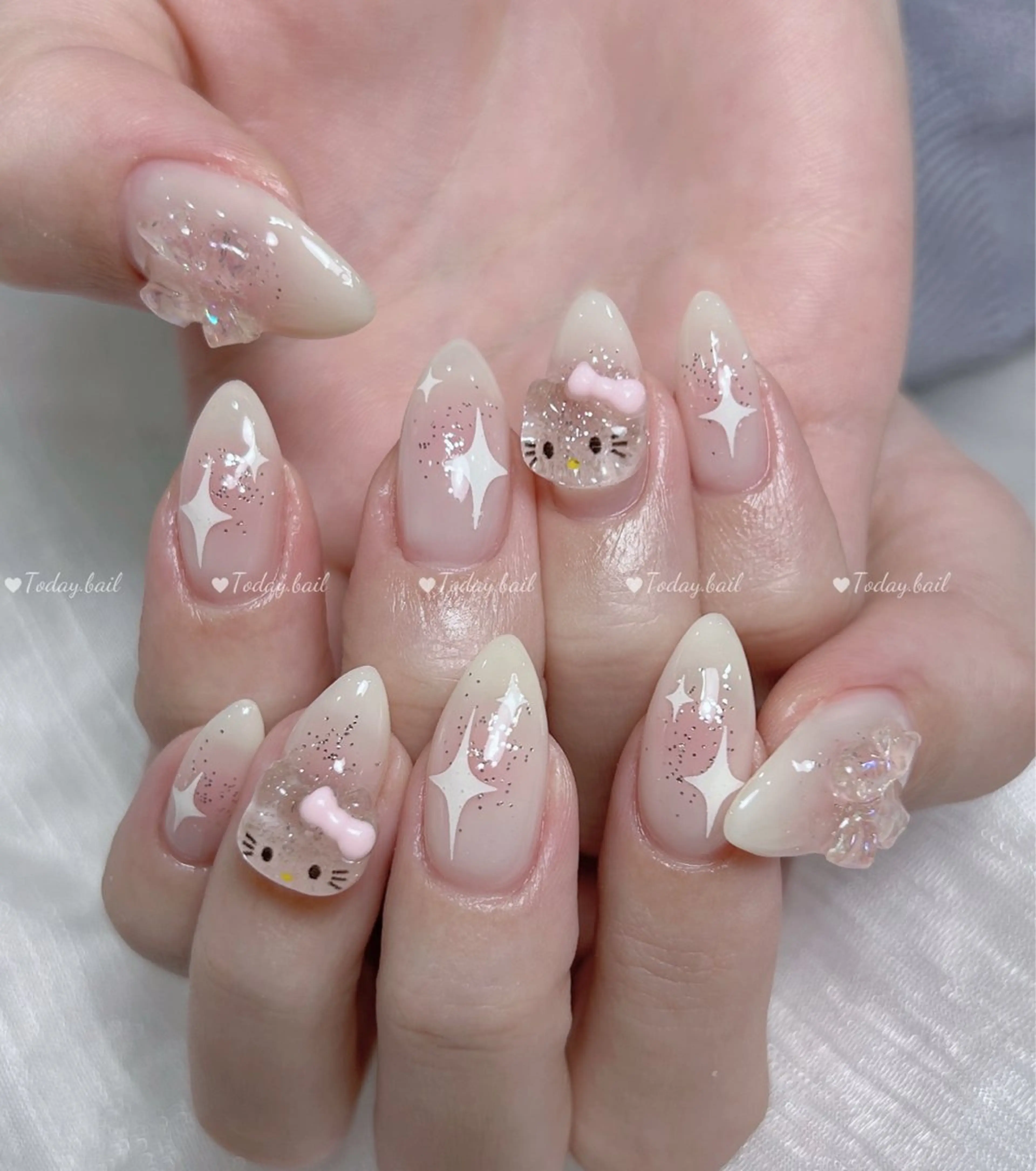 ネイル ハンドネイル 🎀Today nail💅のネイルデザイン