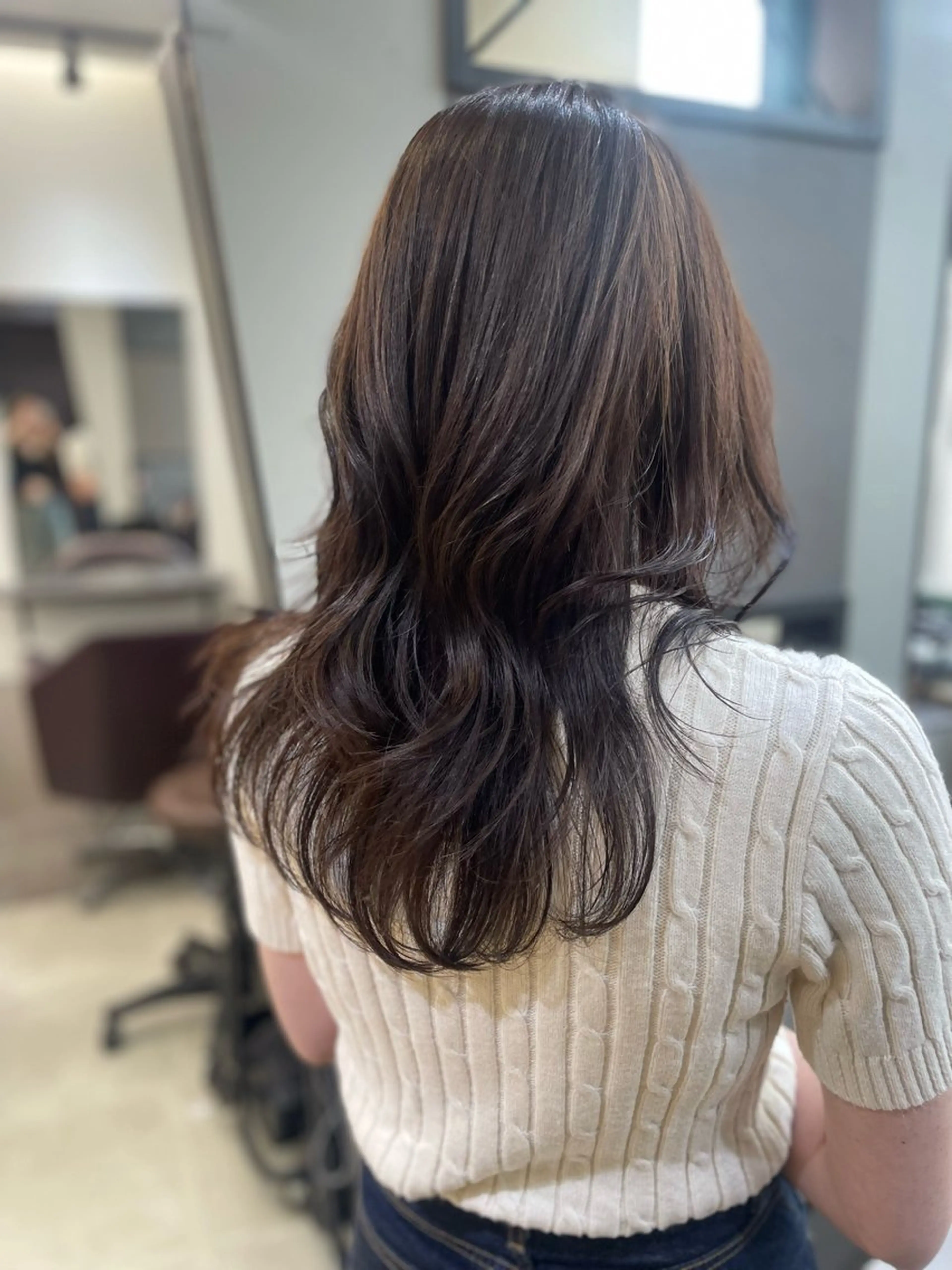 セミロング レイヤーカット AIRI layer cut hairのヘアスタイル