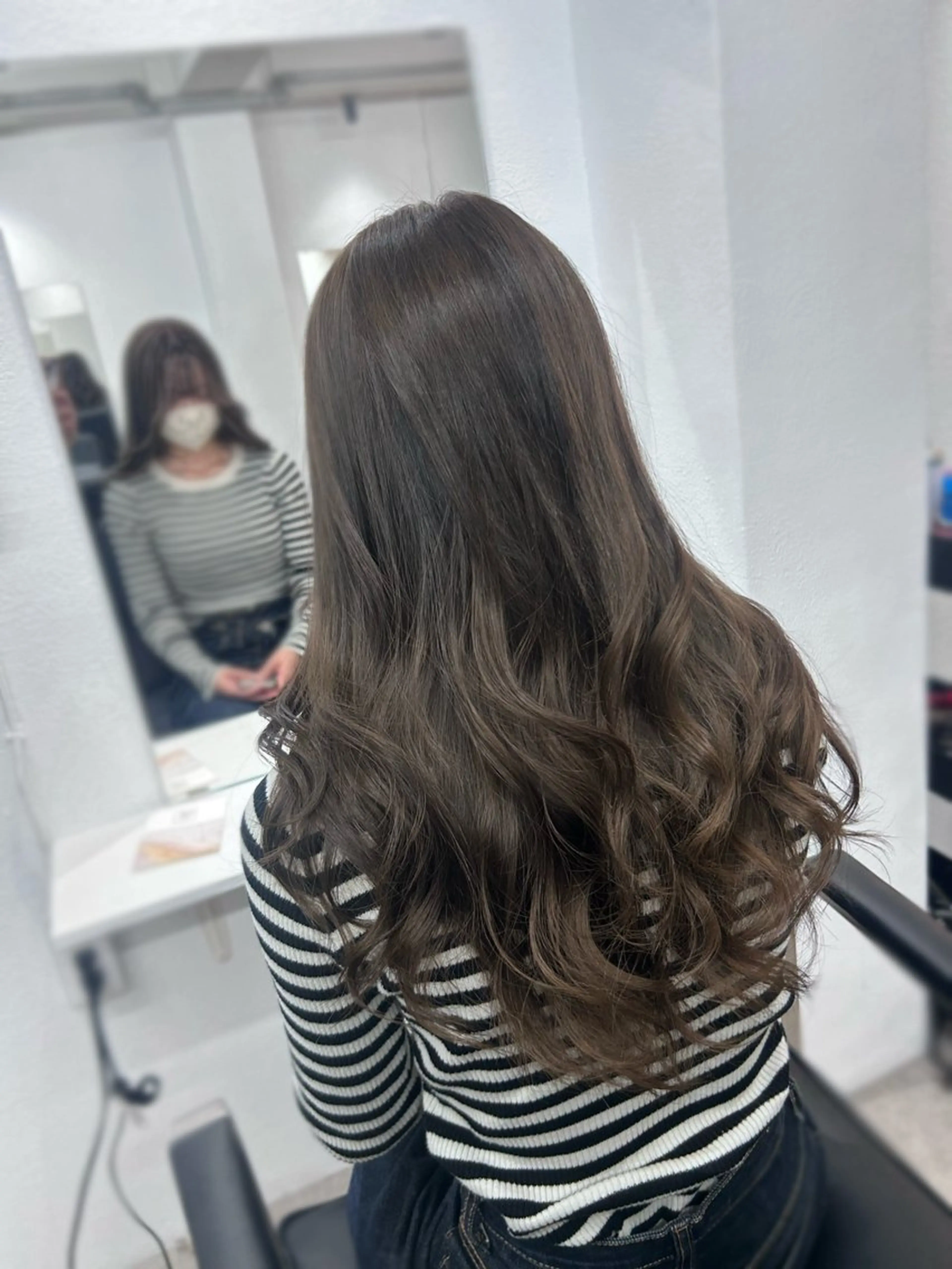 ロング ヘアカラー ハイライト/レイヤー 河原町/Manatoのヘアスタイル