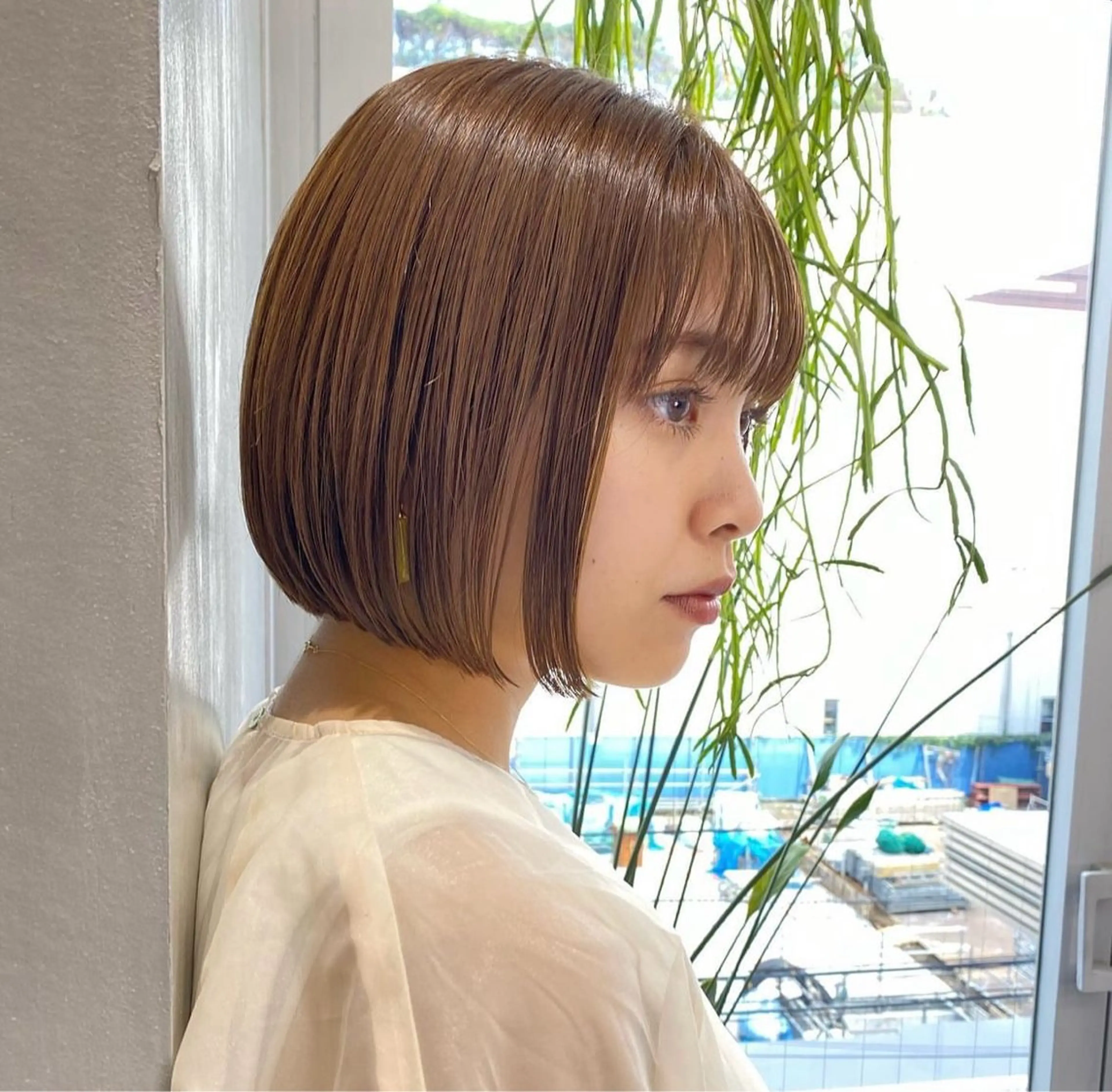 ショート カラー 似合わせカット✂︎ りょお🫧のヘアスタイル