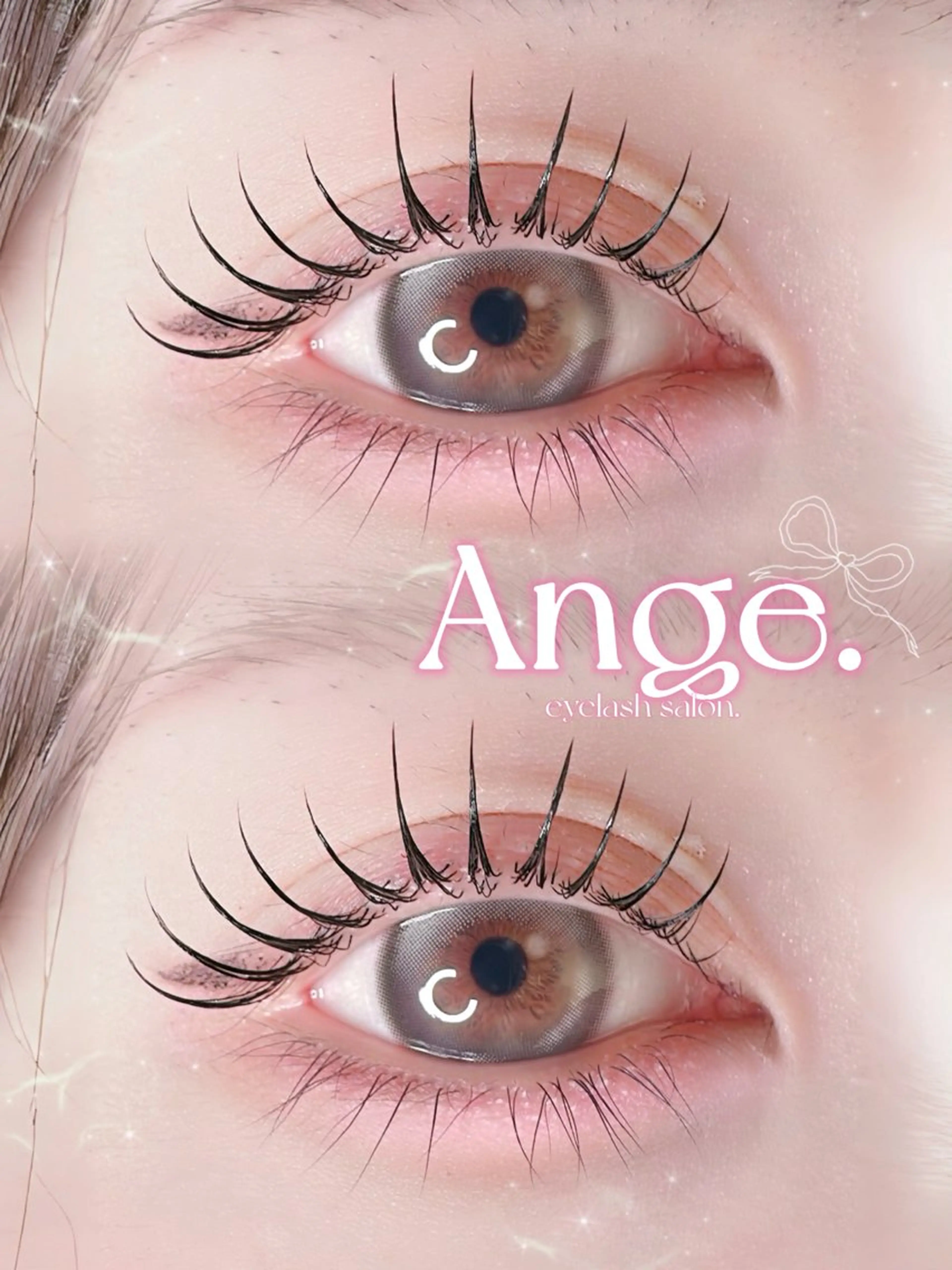 マツエク・マツパ Angeアンジュ モデル研修のマツエク・マツパデザイン