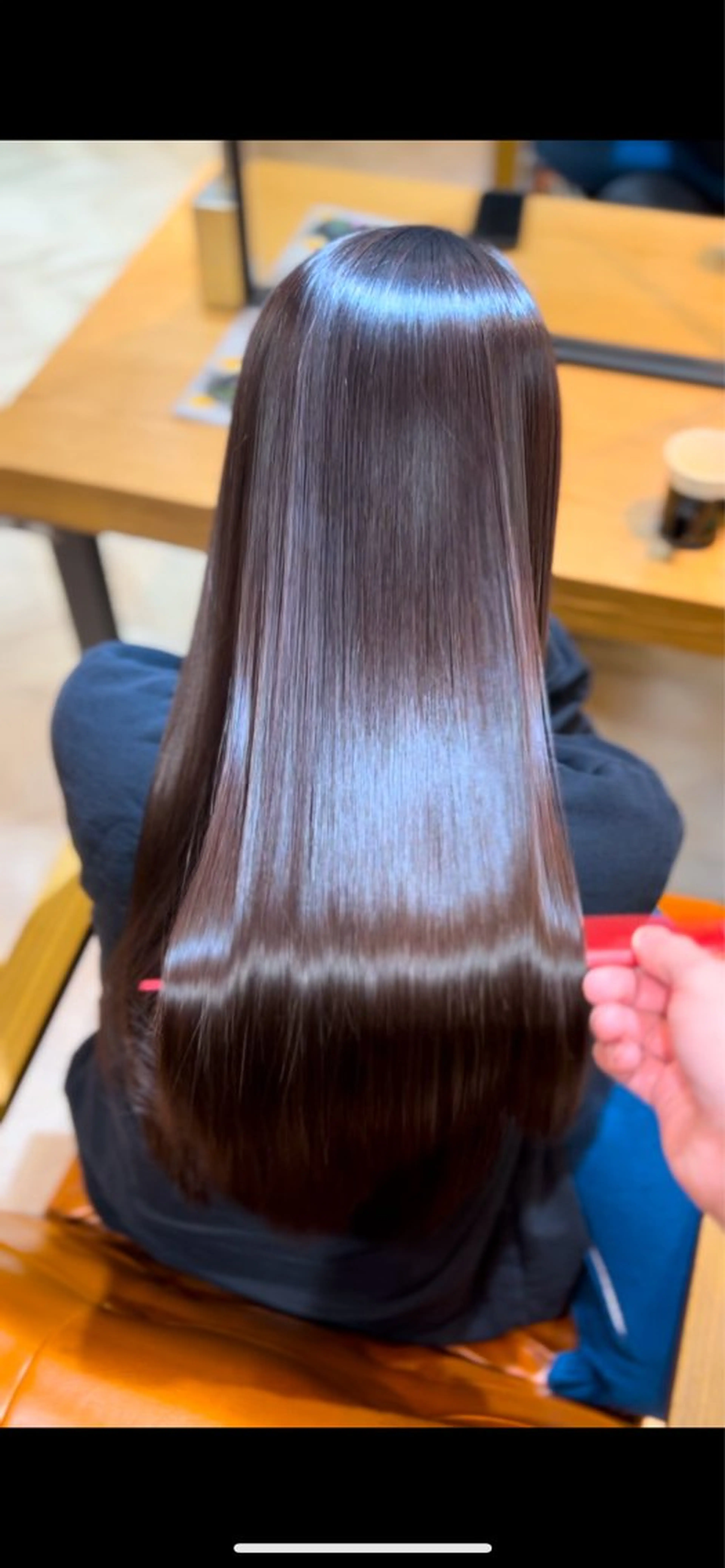 💗【人気No.3メニュー】💗うる艶カラー+Aujua1ステップトリートメントの写真