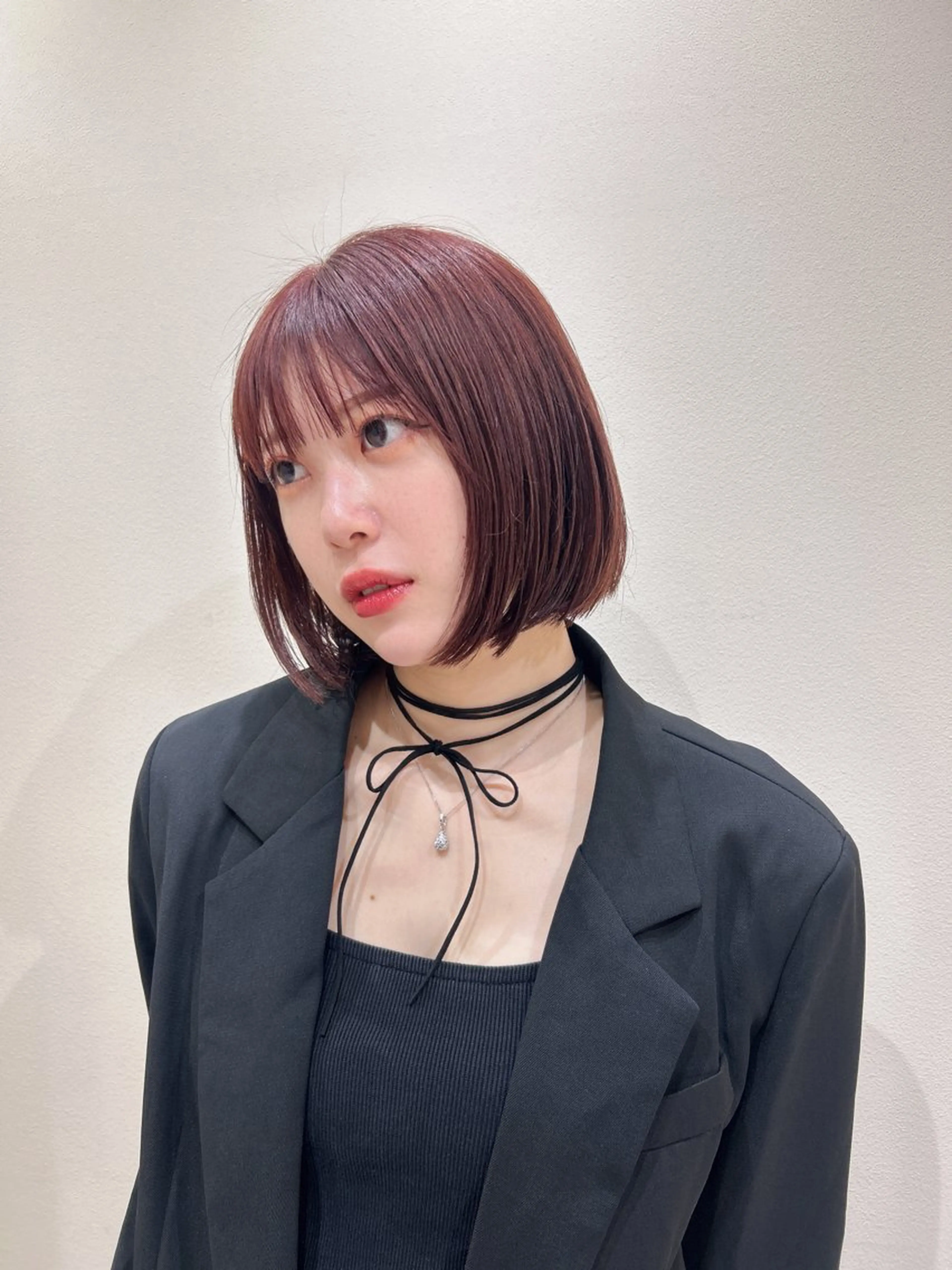 ショート ボブ トリートメント ヘアカラー トリートメント hiyori🎀/艶 カラー/レイヤーのヘアスタイル