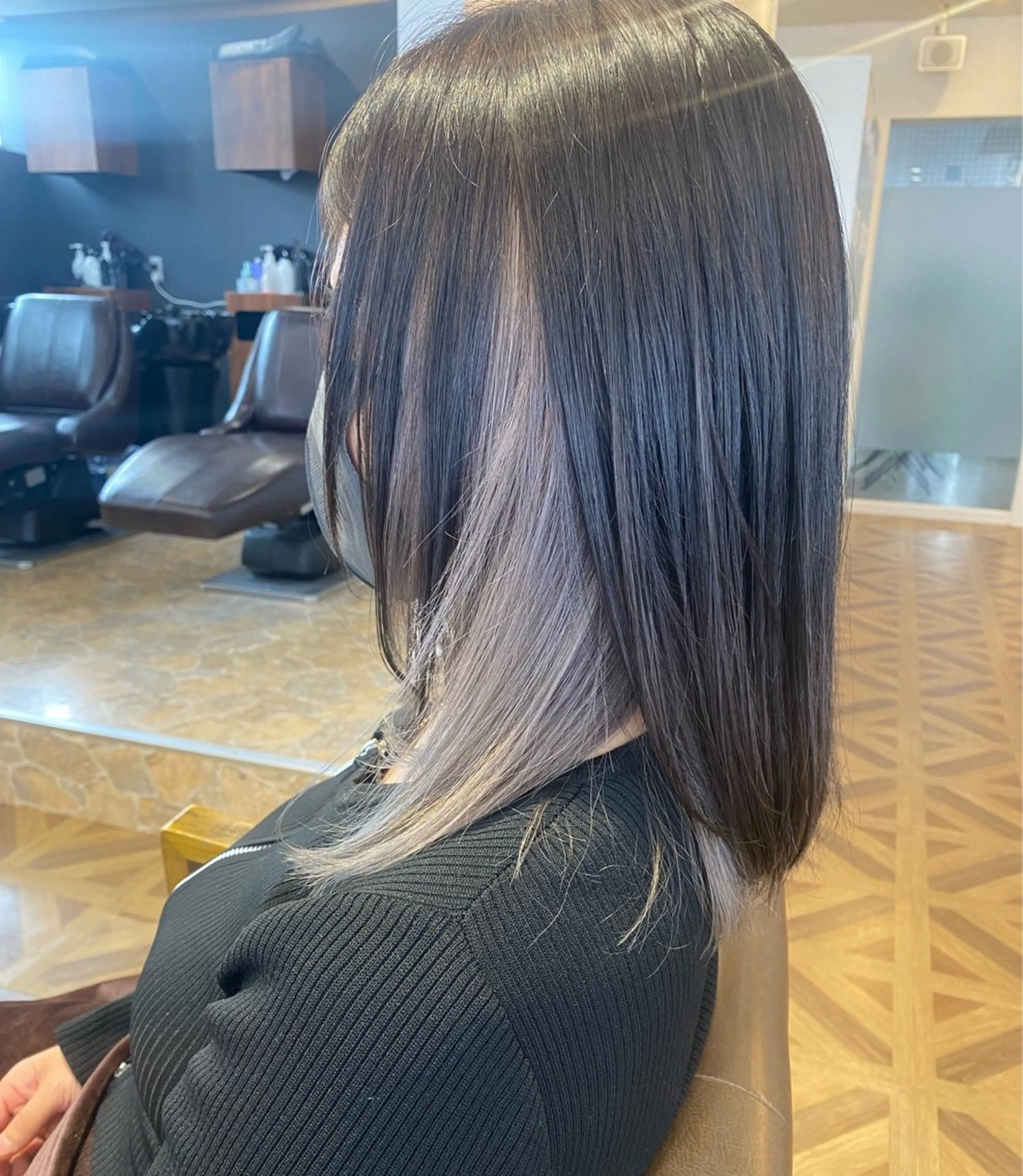 セミロング 池田 恭介のヘアスタイル