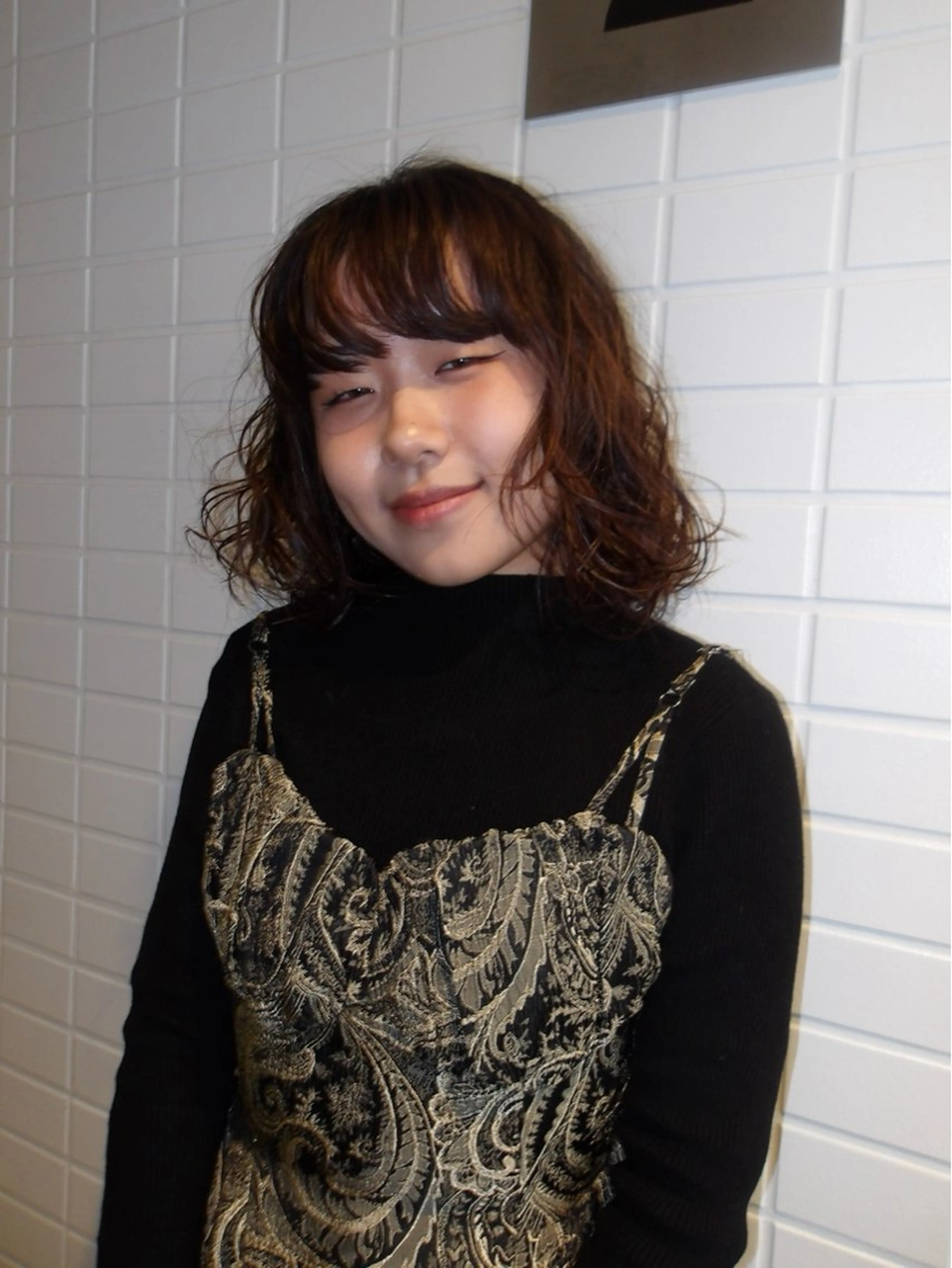 パーマ Miku / カットモデル伏見 栄のヘアスタイル