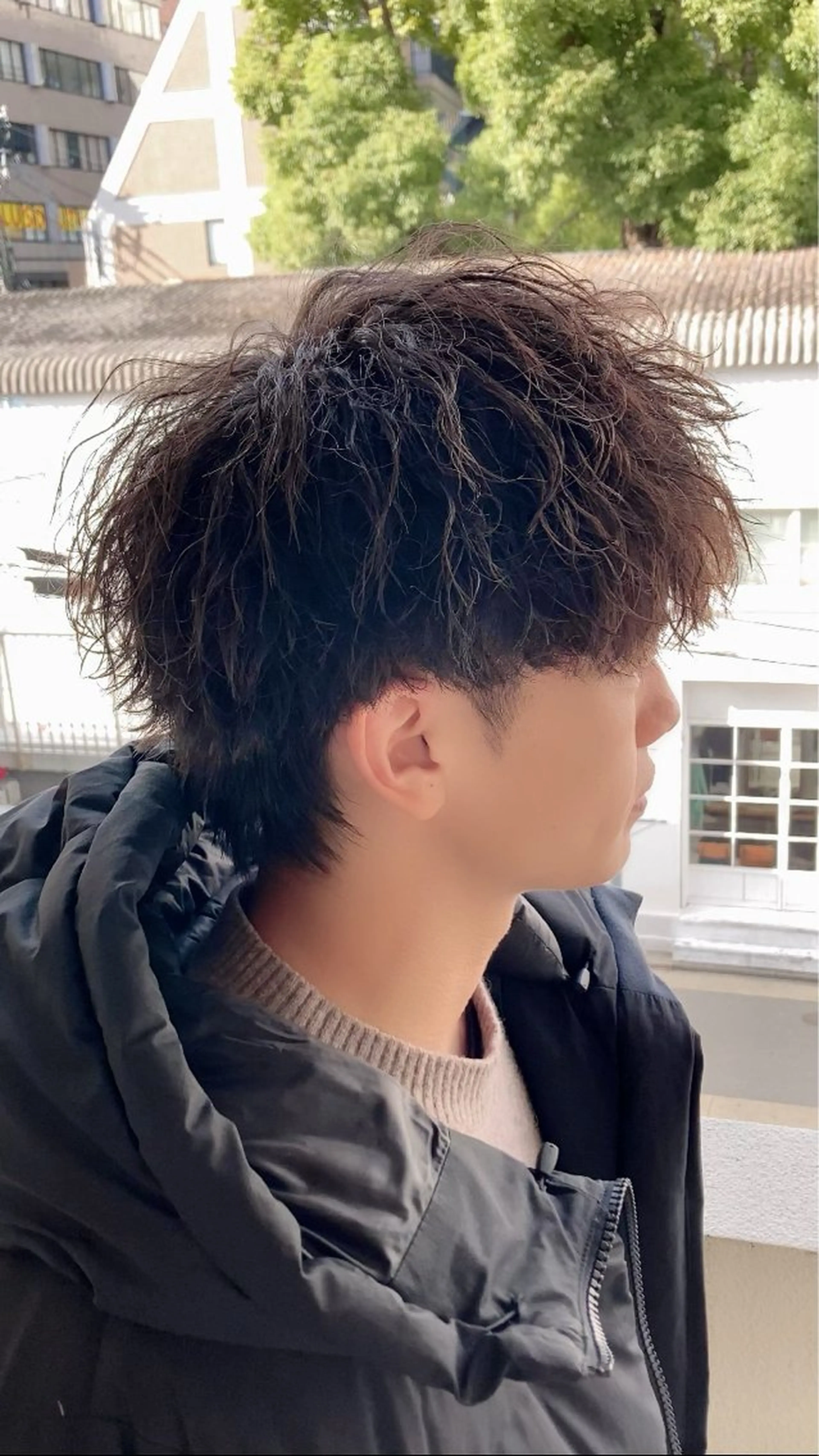 ショート メンズ メンズパーマ カット パーマ 完全個室マンツーマン メンズサロン草野貴樹のヘアスタイル