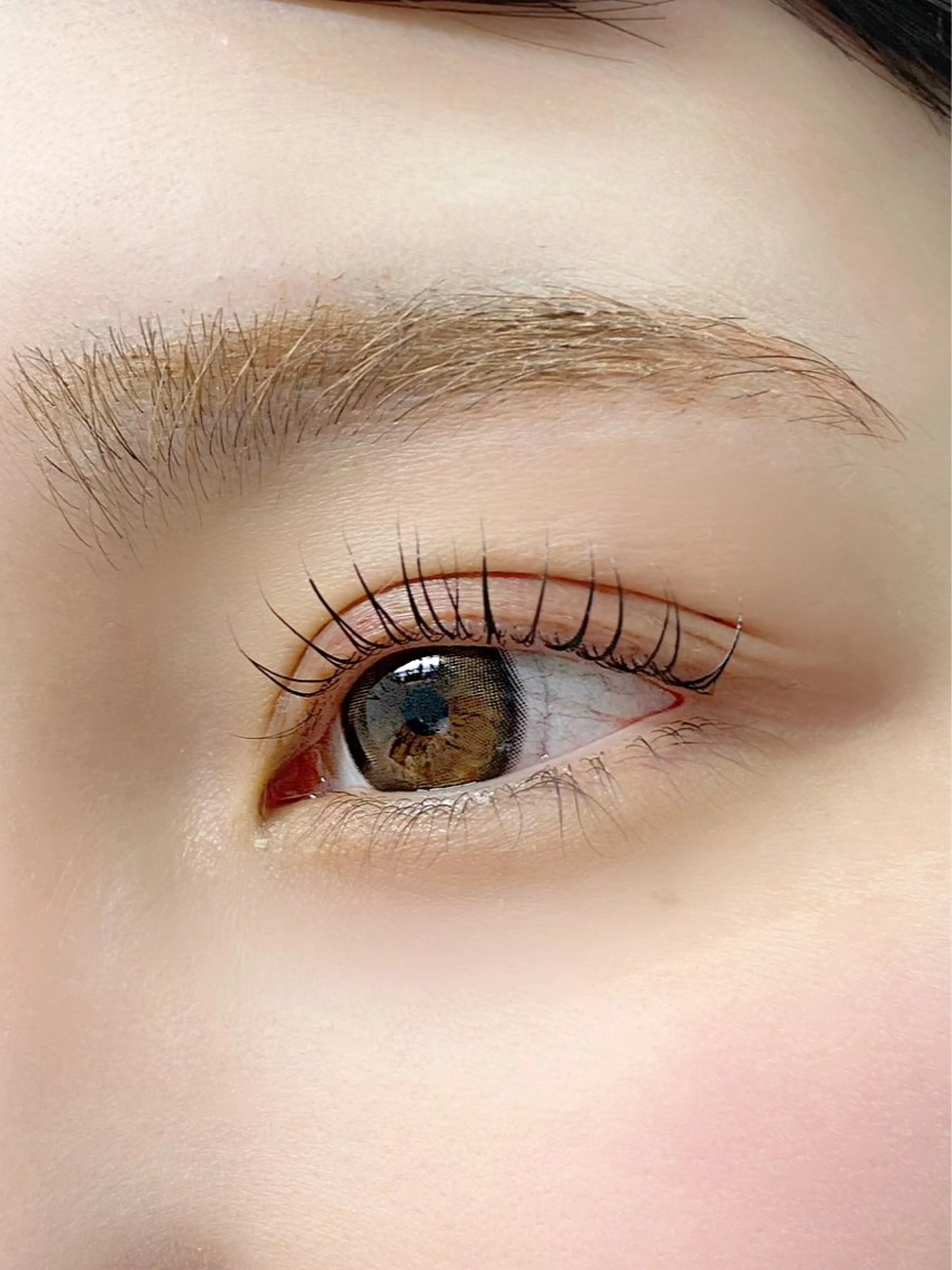 まつ毛パーマ＋まつ毛ティント（ティント持続期間10日​〜​2週間）の写真