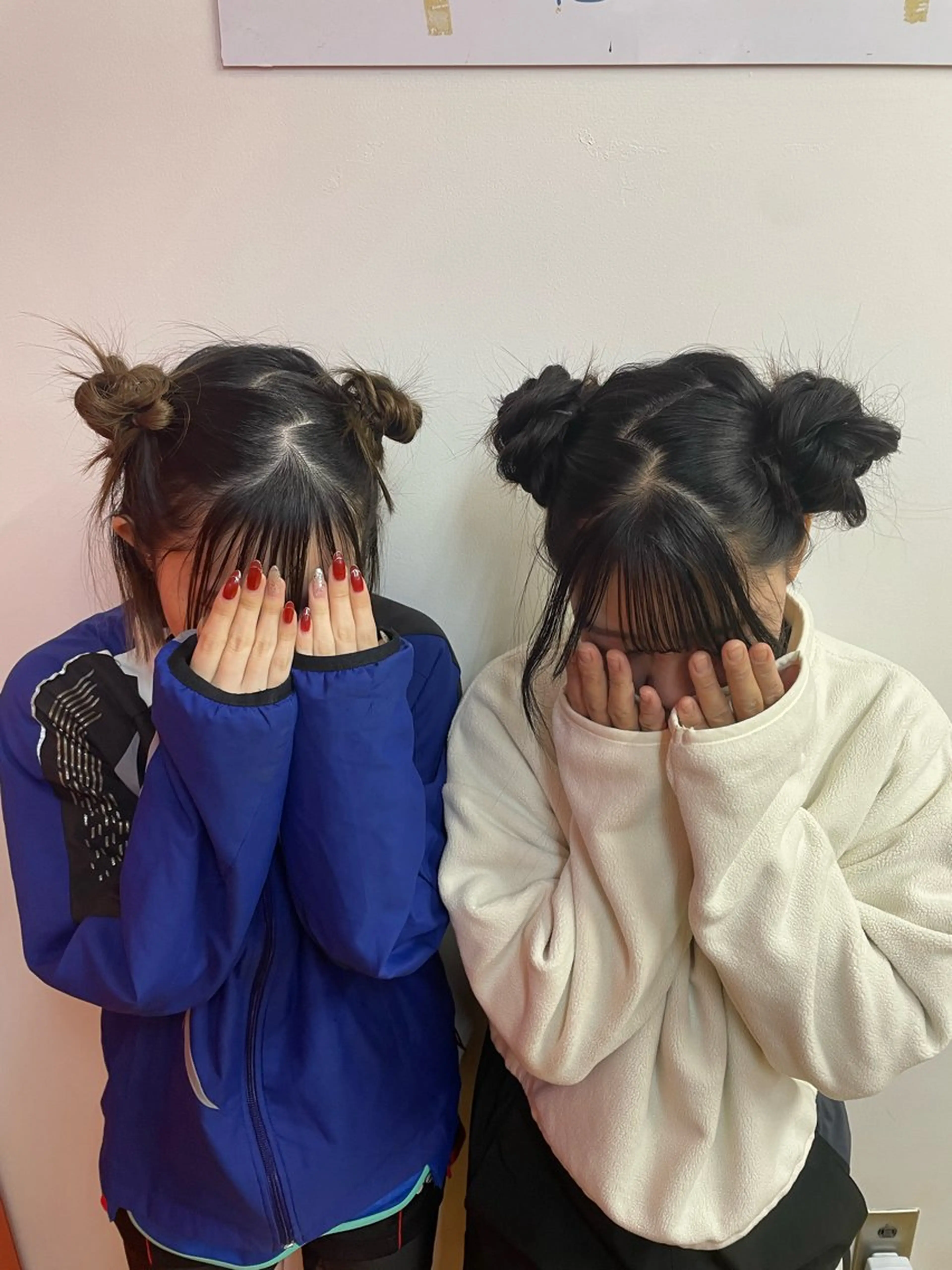 ヘアアレンジ お団子ヘア 👑派手髪/カット 👑ANRYのヘアスタイル