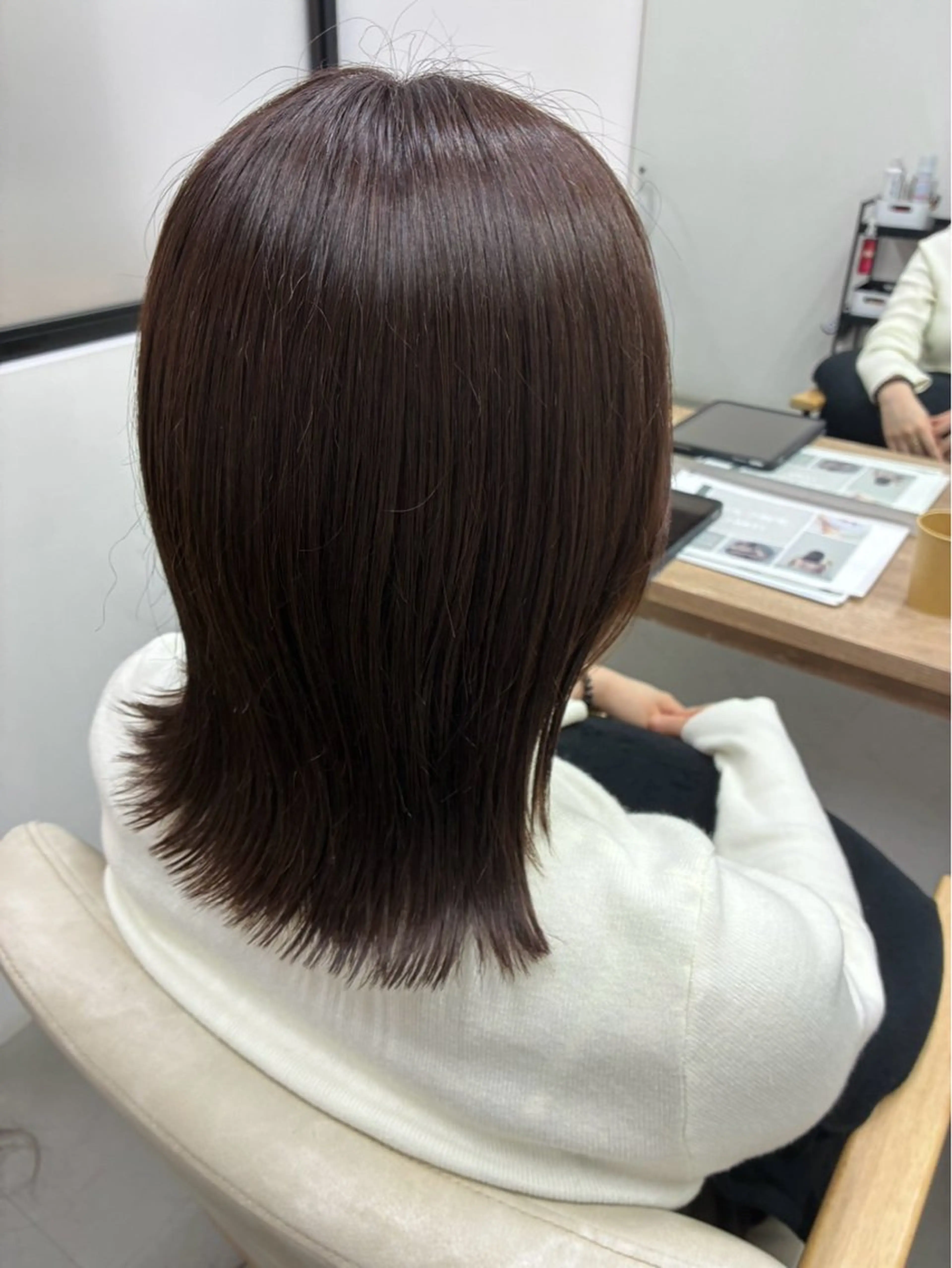 ミディアム カットモデル募集中 💇🏻　福田彩南のヘアスタイル
