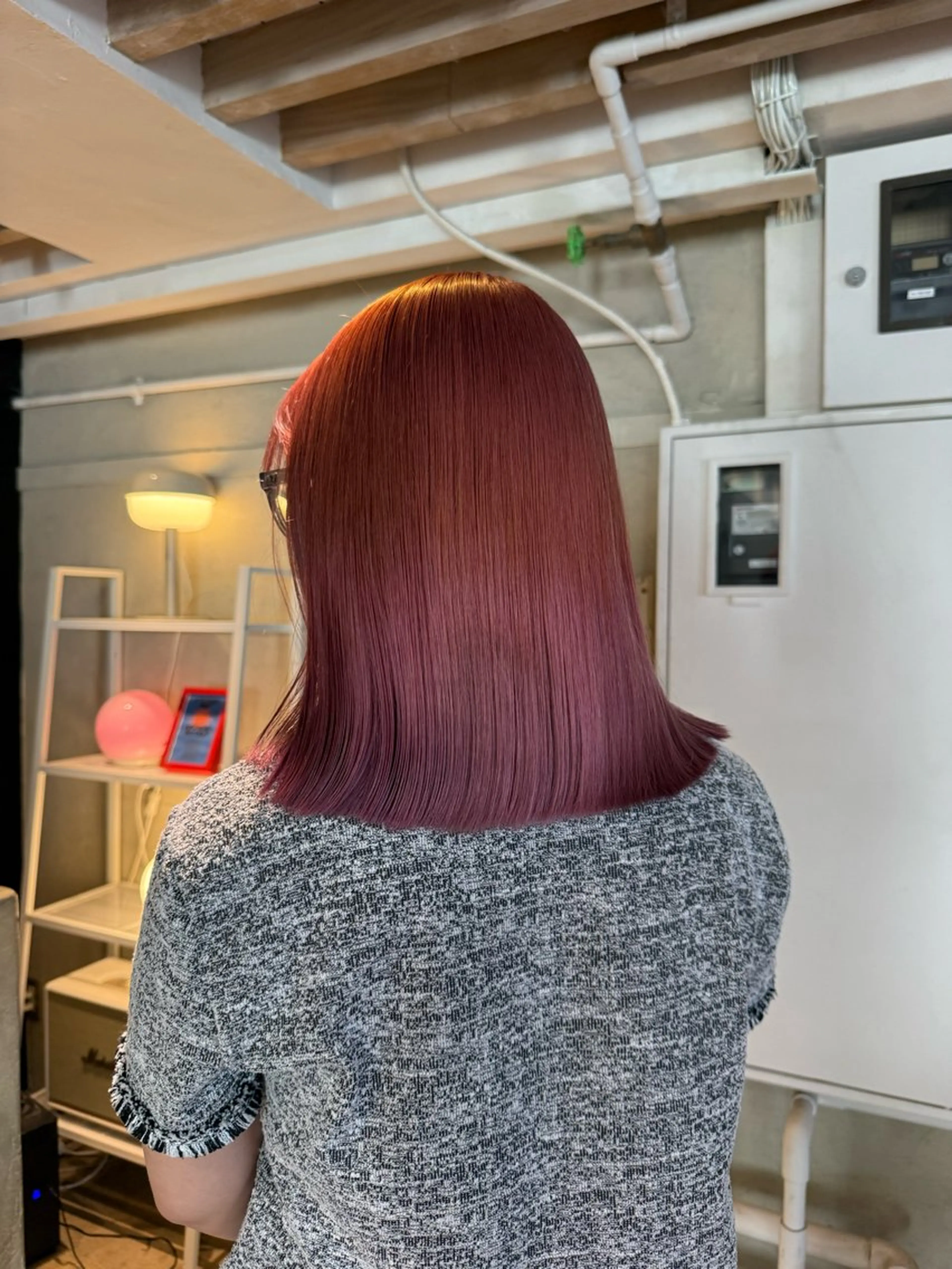 セミロング カラー ヘアアレンジ ヘアカラー トリートメント ヘアセット 海外/ハイトーン🪽 ☯️ami☯️のヘアスタイル