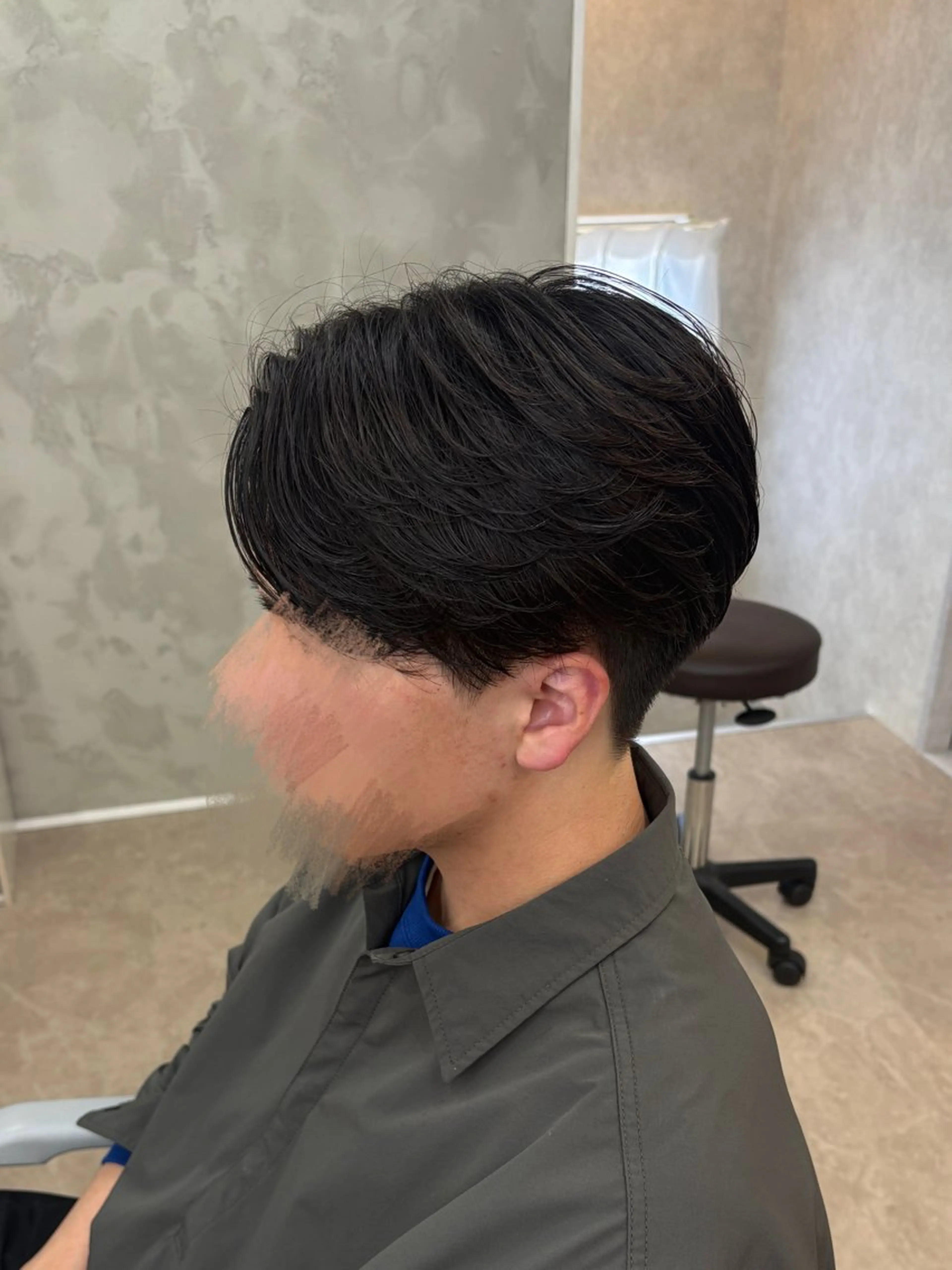 メンズ ニュアンスパーマ🌀 毛流れ🩶イザベラのヘアスタイル