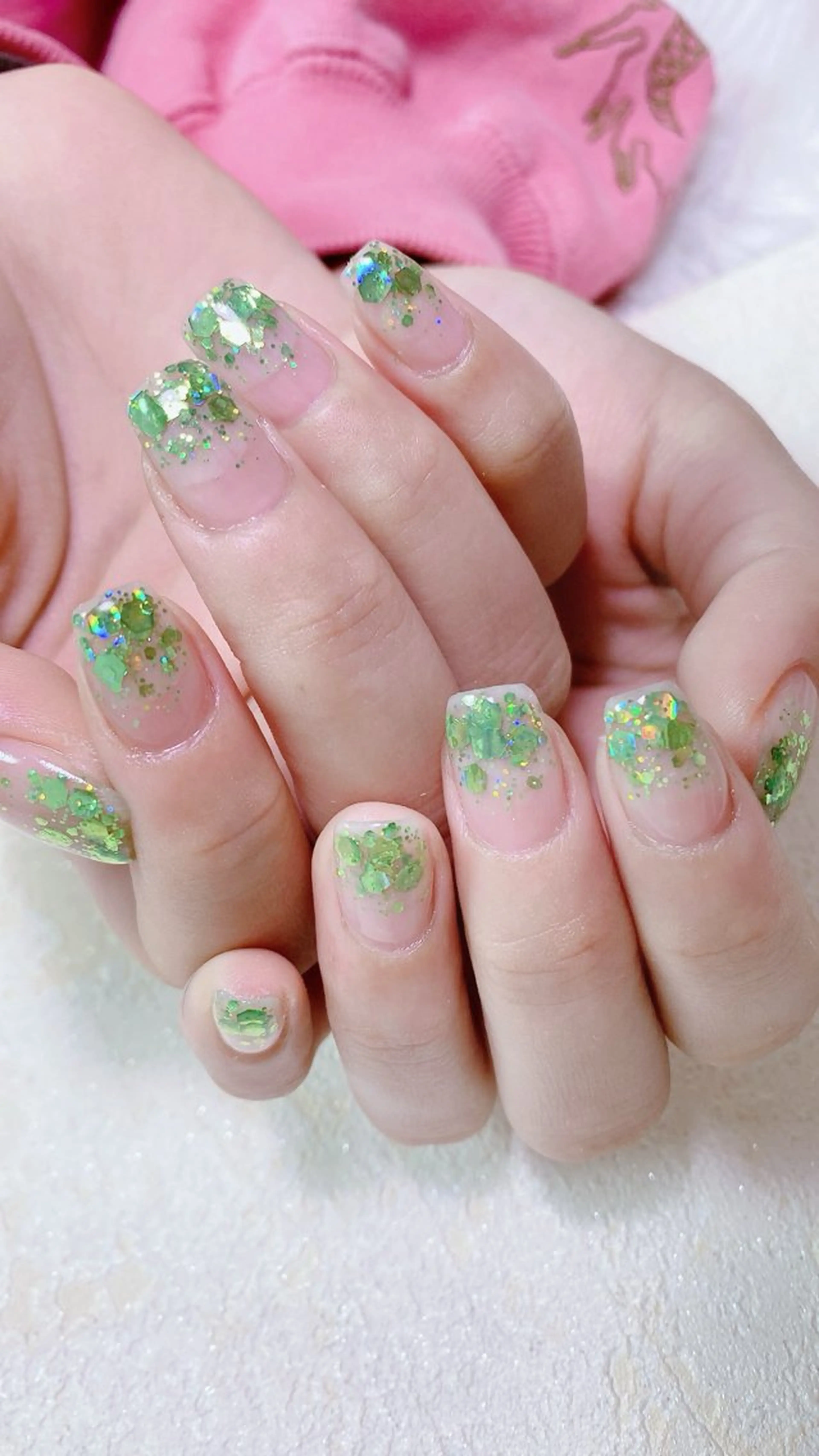 ネイル チークネイル フレンチネイル グラデーション マグネットネイル ニュアンスネイル ハンドネイル オーシャン スカルプネイルサロンのネイルデザイン