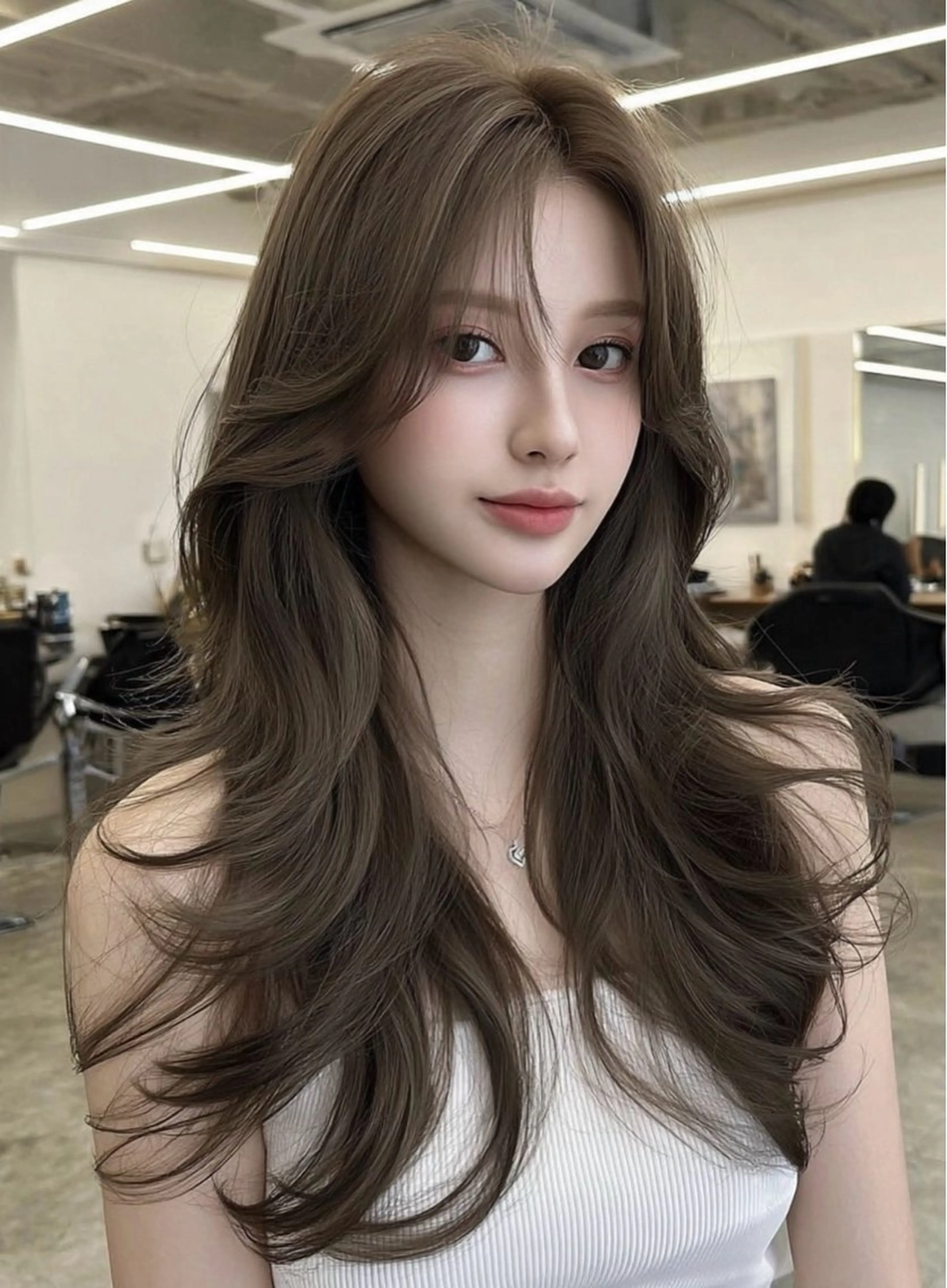 ふわふわ韓国風コテ巻き🎀✨🫧の写真