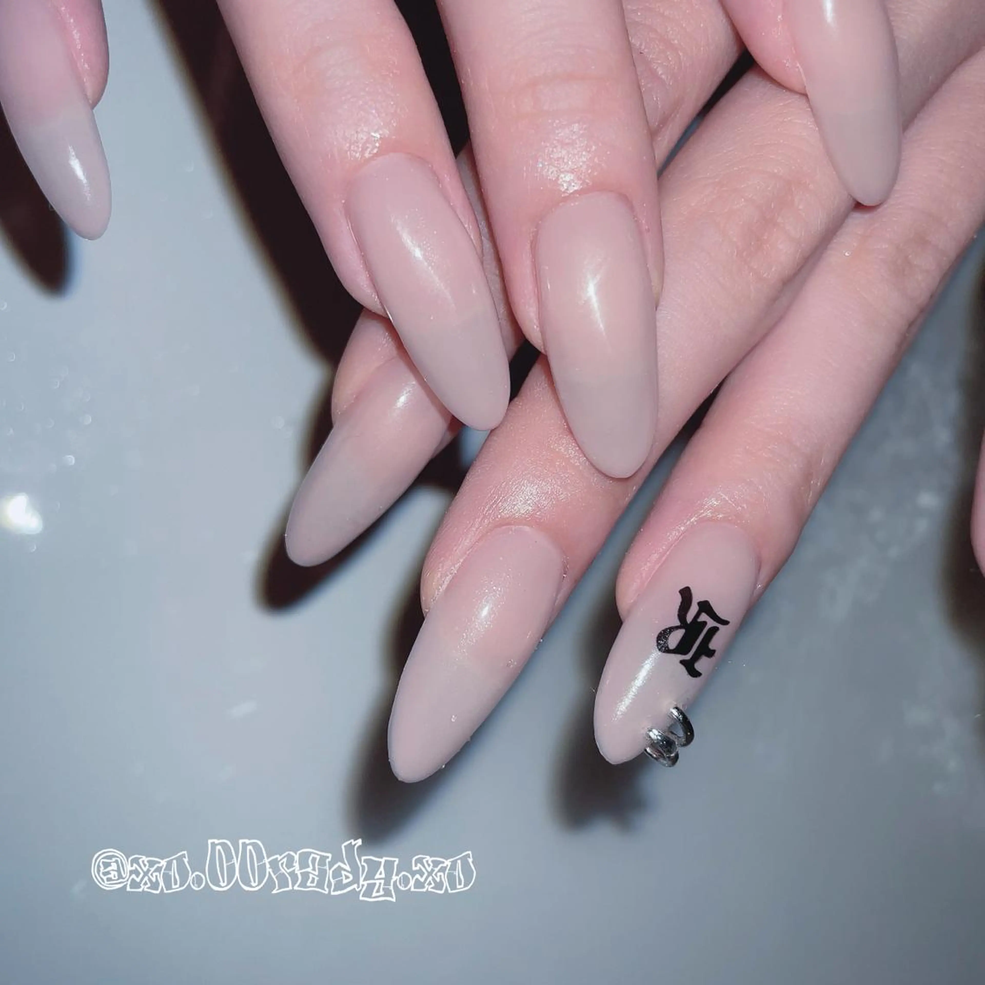 セミロング カラー ヘアアレンジ メンズ キッズ ネイル マツエク・マツパ ハンドネイル ⛓Miyu ⛓のネイルデザイン