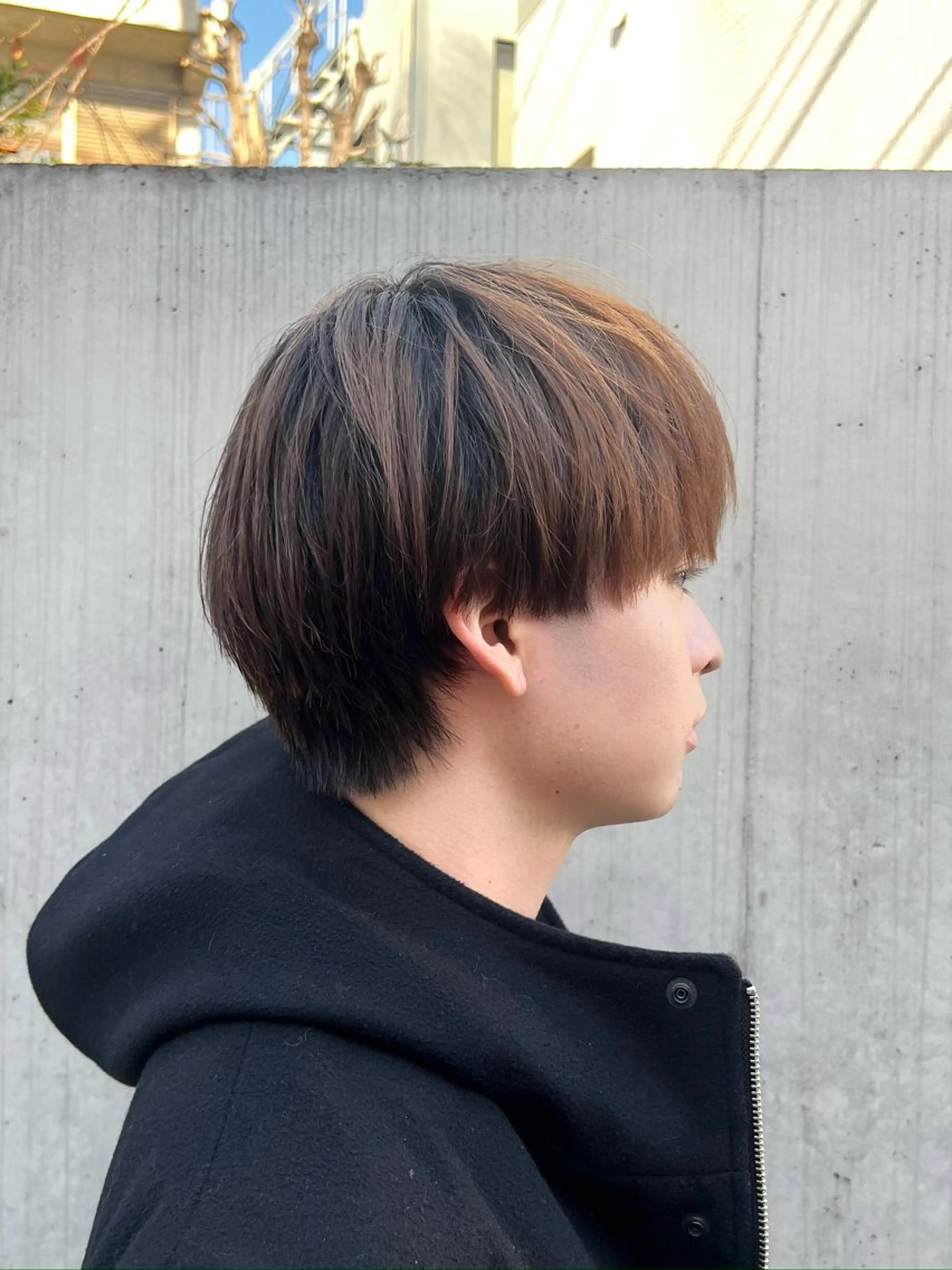 メンズ 似合わせくすみカラー /縮毛/川添桃花のヘアスタイル