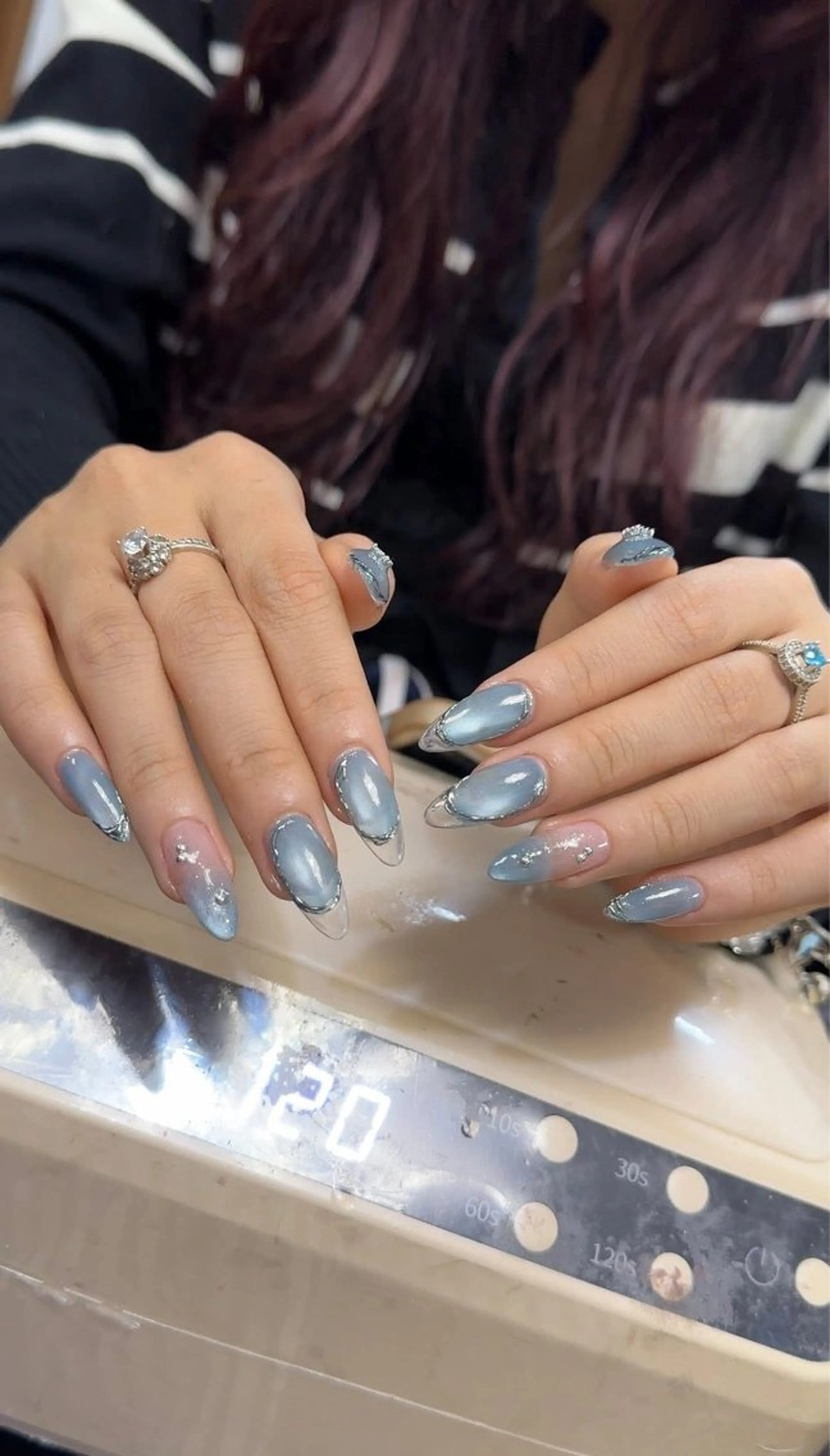 セミロング ハンドネイル TDnailsalon所属・T&D NailSalonのネイルデザイン
