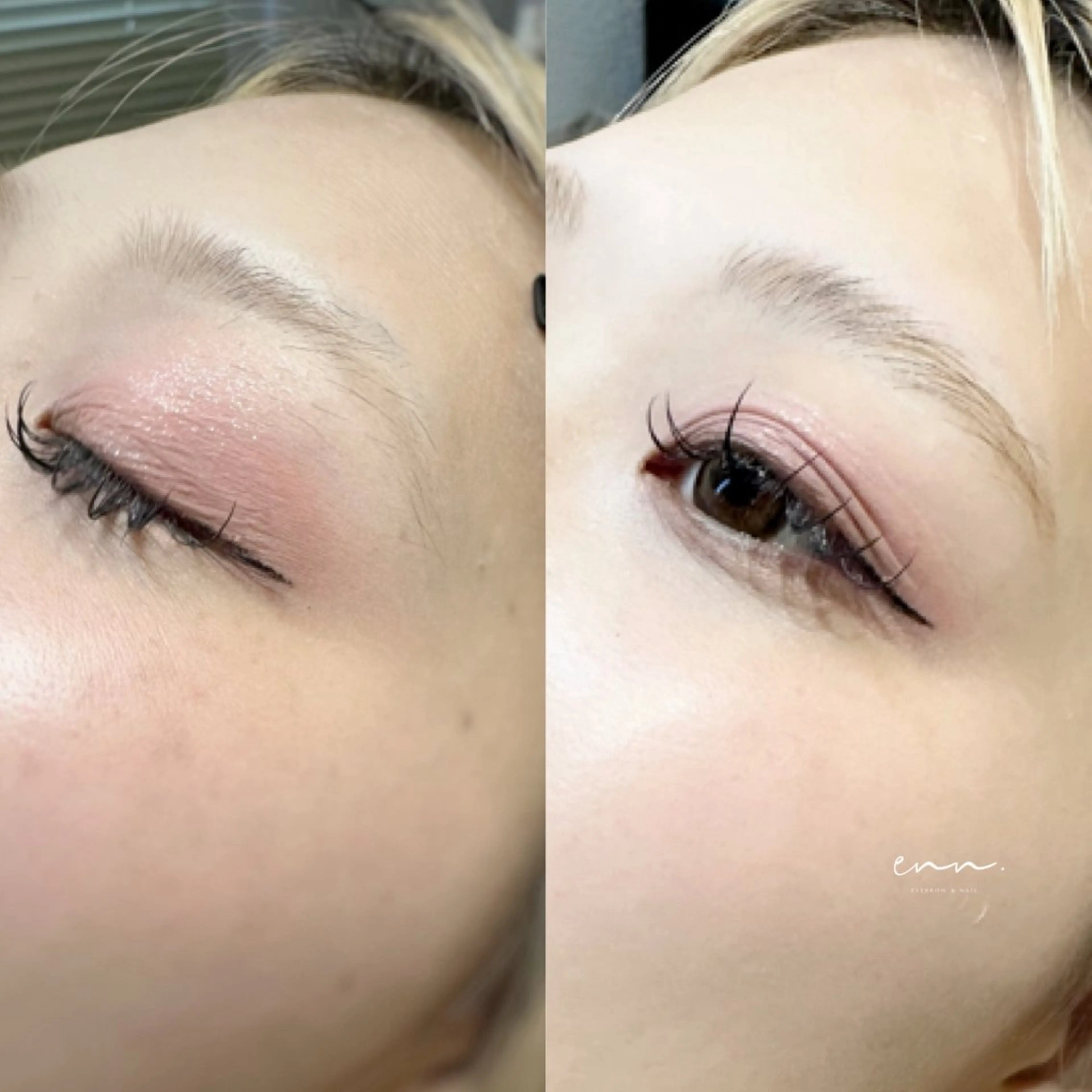 アイブロウ ハリウッドブロウリフト メンズアイブロウ 眉毛ワックス脱毛 ワックス脱毛 その他(アイブロウ) enn.《エンドット》所属・enn. 【眉毛/ネイル】のネイルデザイン